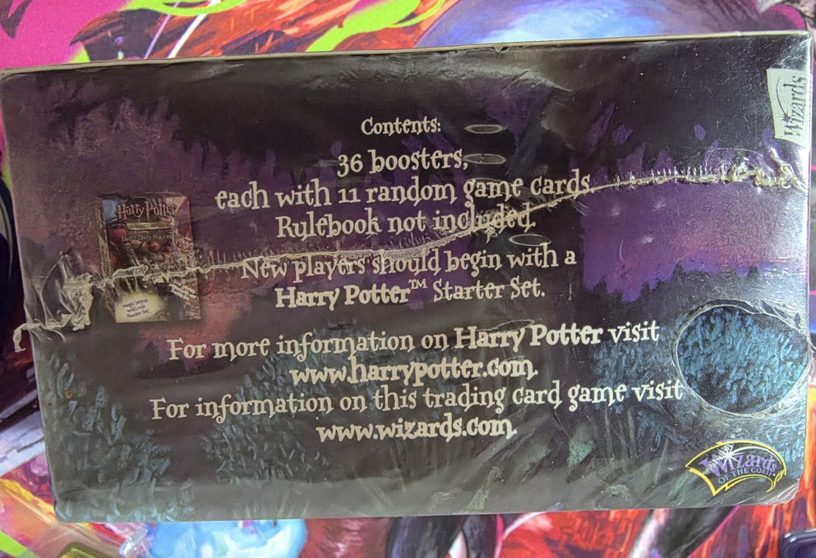 Factory Sealed Harry Potter TCG Base Set Booster Box 36 Packs Sealed WOT G2U
