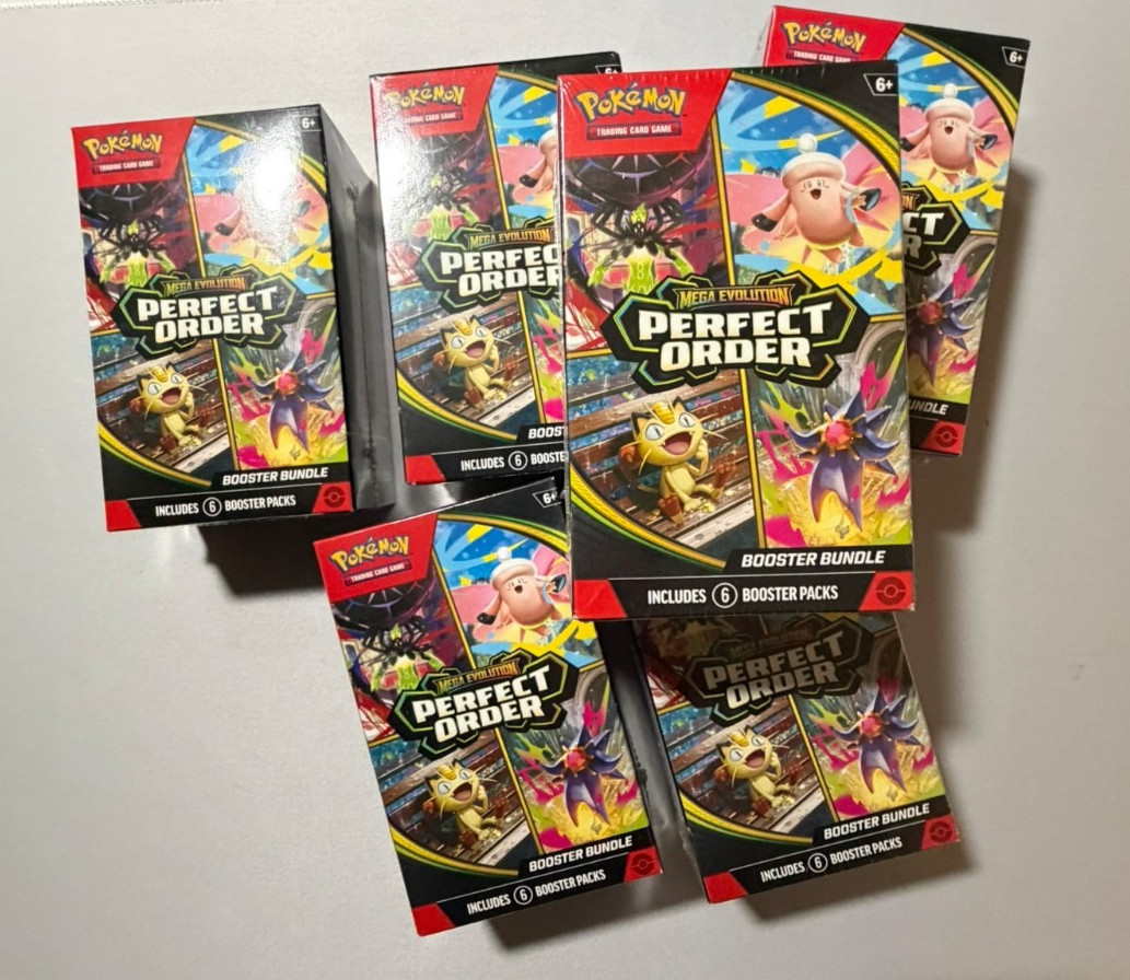Pokemon TCG ME03 Perfect Order Booster Bundle – Sealed – Ships fast
