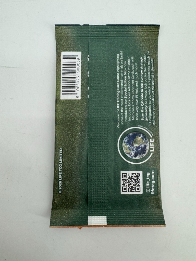 Life TCG Mammals Special Edition Pack 1X Booster Pack SEALED Pick Your Art