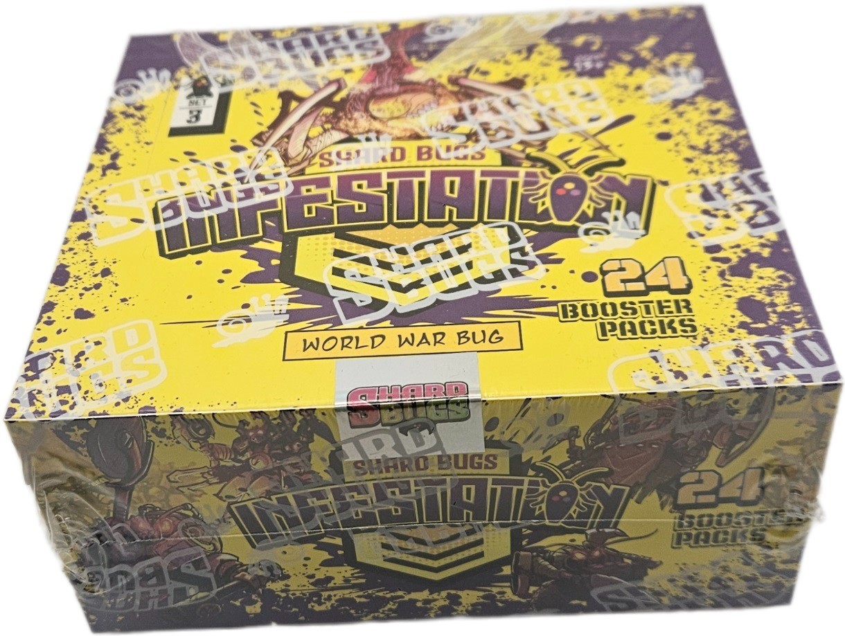 Shard Bugs TCG Infestation World War Bug Factory Sealed 24 Pack Booster Box