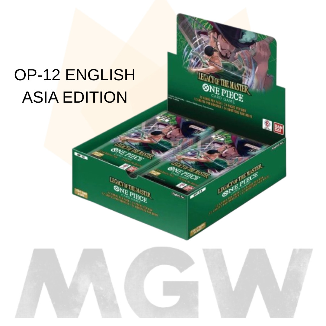One Piece Card Game ENGLISH OP-12 Legacy Of The Master Booster Box ‘FOR ASIA’ BN