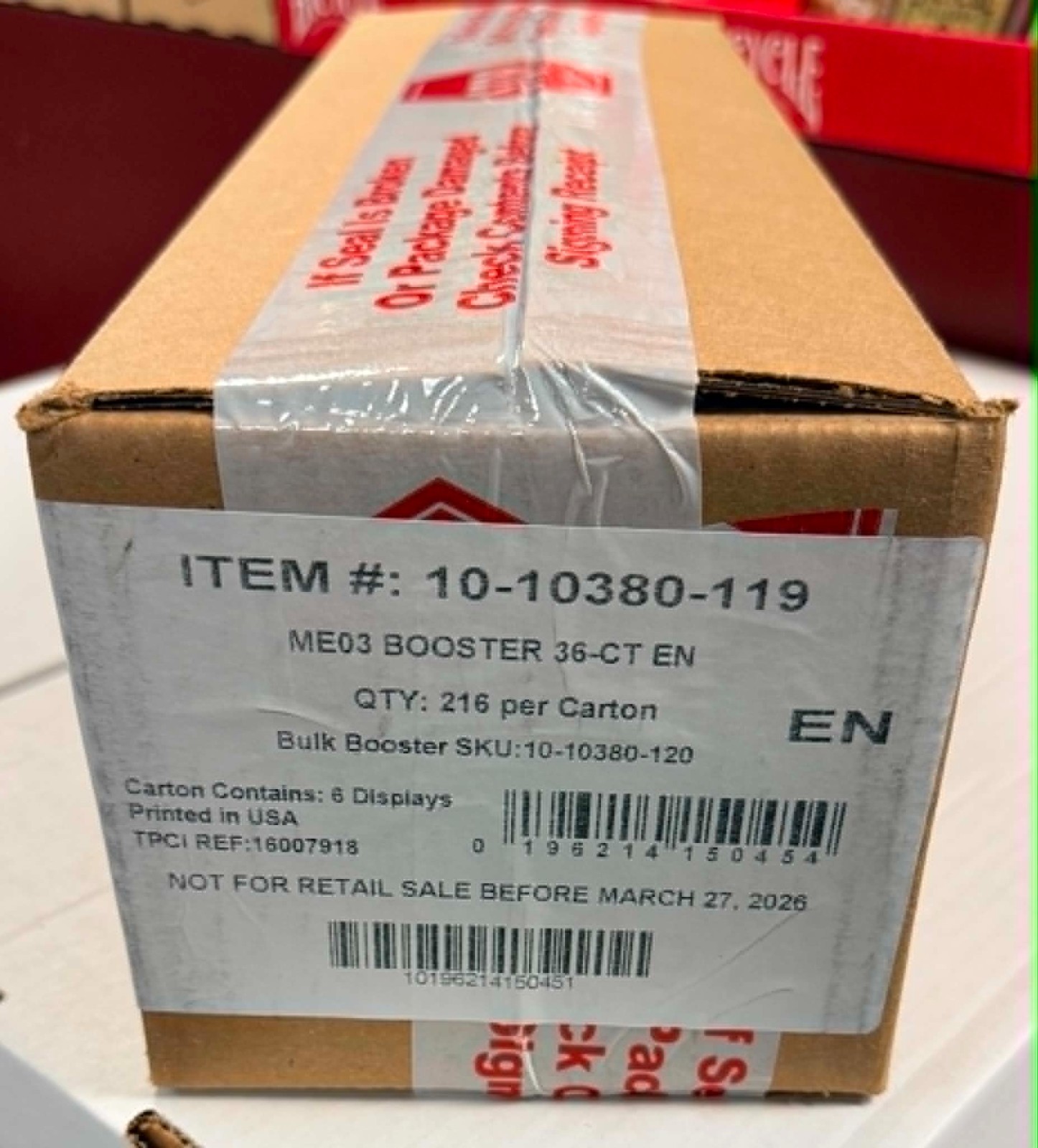 Pokémon TCG ME03 Mega Evolution-Perfect Order Sealed Booster Display 6 Box Case