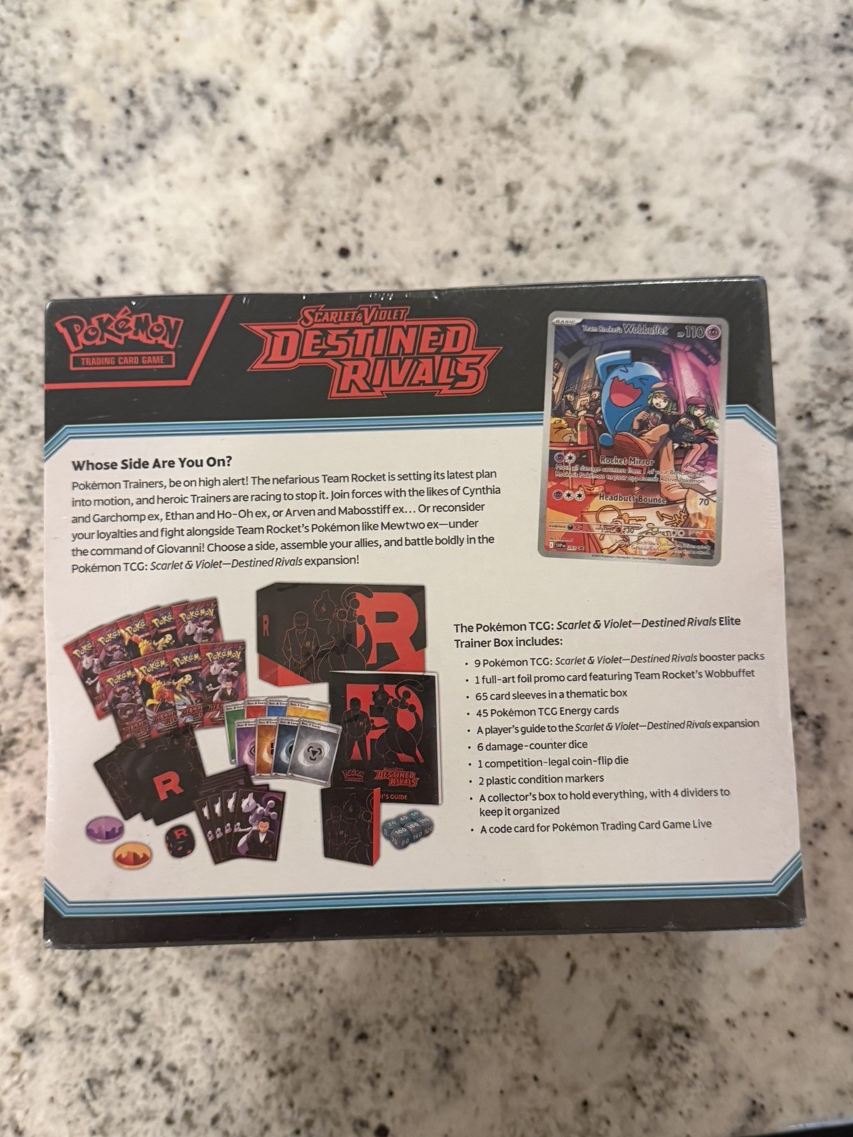1- Scarlet and Violet: Destined Rivals ETB Sealed