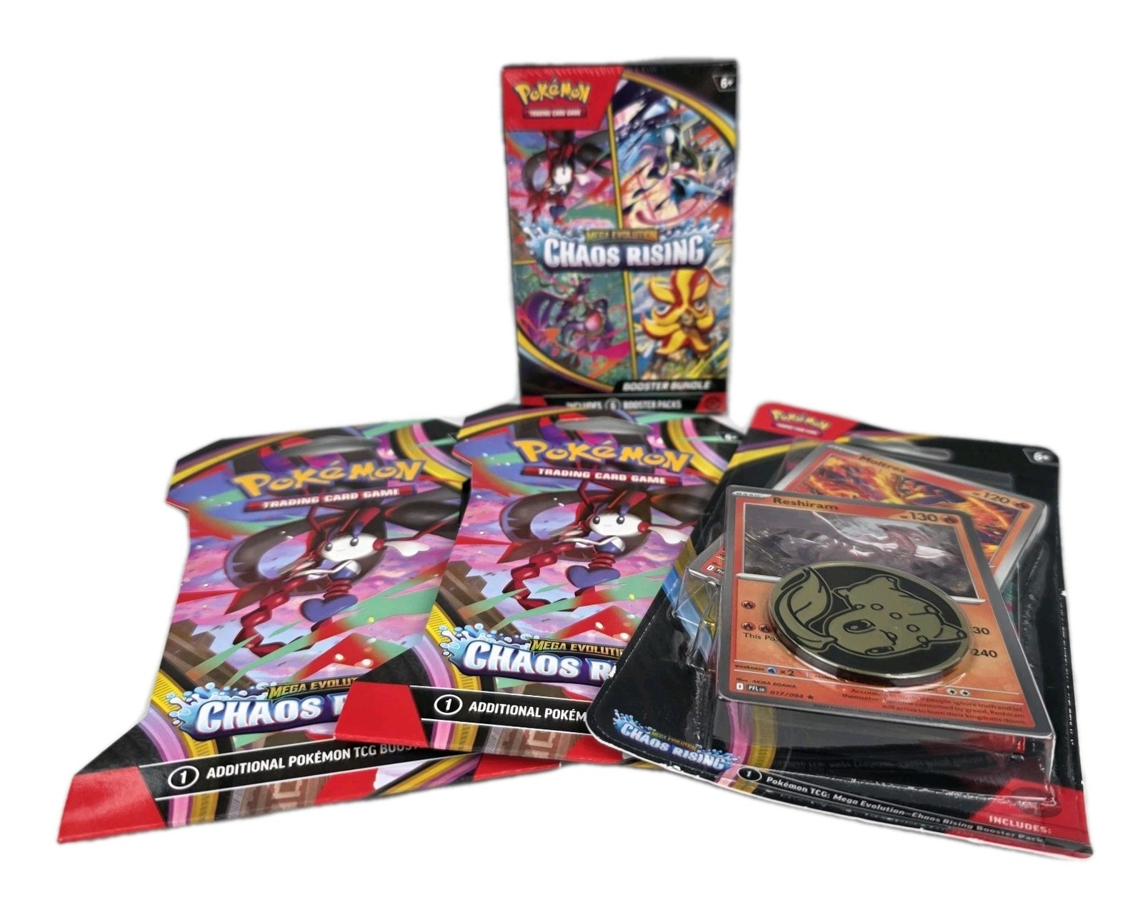 Pokemon Chaos Rising Booster Bundle Factory Sealed Box And Packs