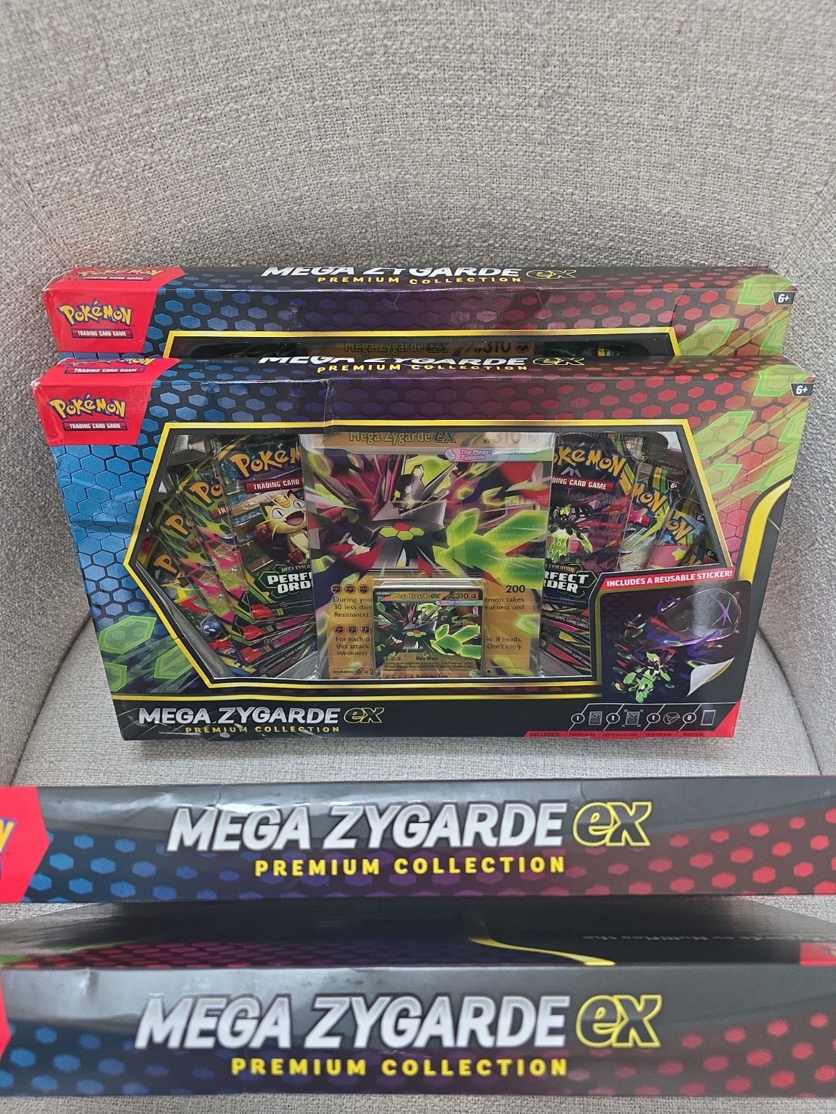 Pokemon TCG:Mega Zygarde ex Premium Collection Box Factory Sealed 4x