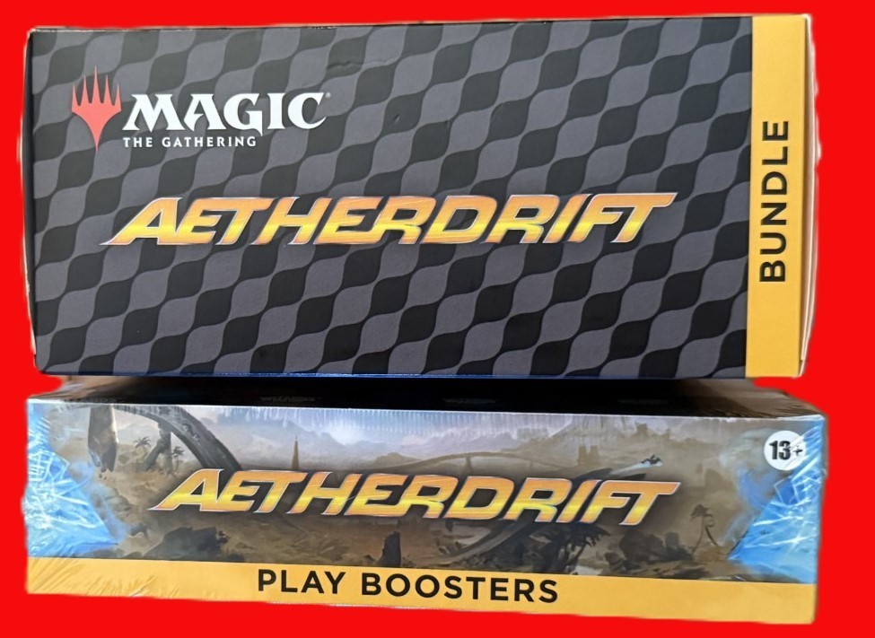 MTG Magic the Gathering AETHERDRIFT PLAY BOOSTER AND BUNDLE pkg NEW SEALED ENG.