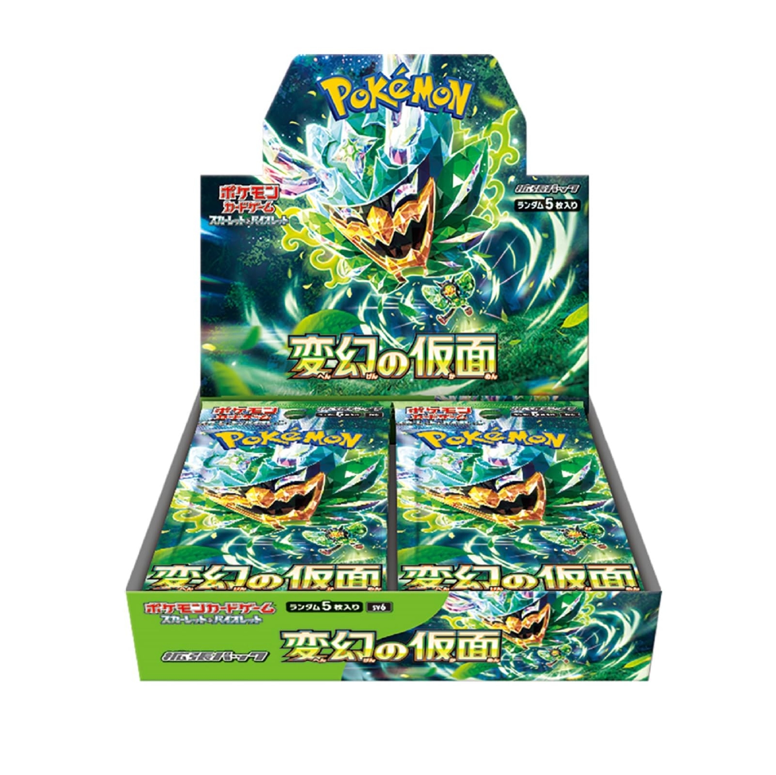Pokemon Card Booster Box Mask of Change sv6 Twilight Masquerade 5 x 30 packs sv6