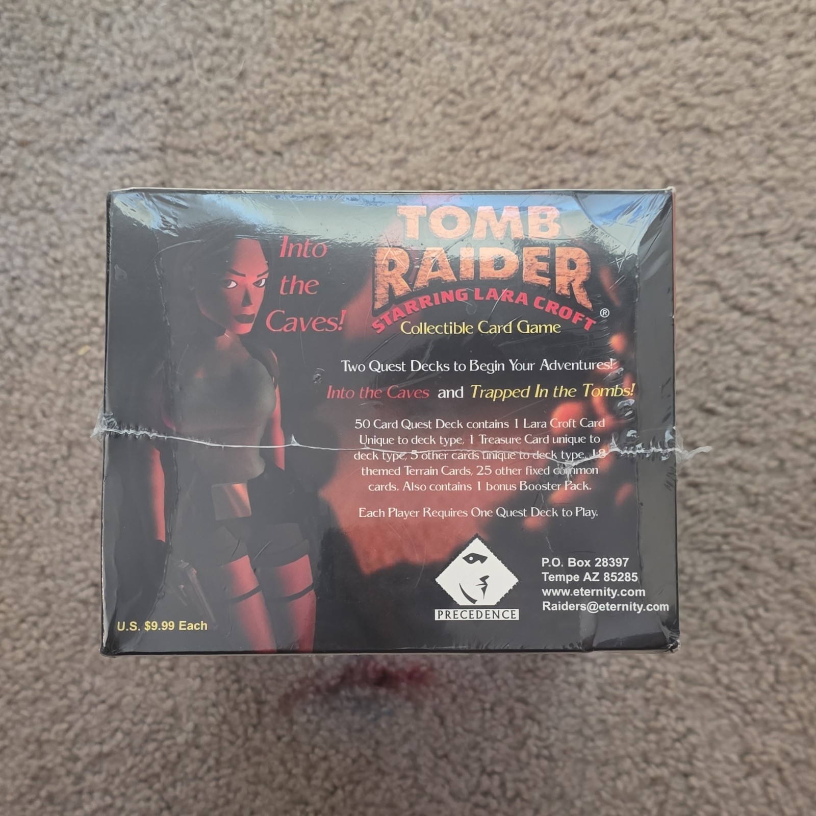 Precedence Tomb Raider CCG Quest Decks 10-Box Display (1999) MPN 60001