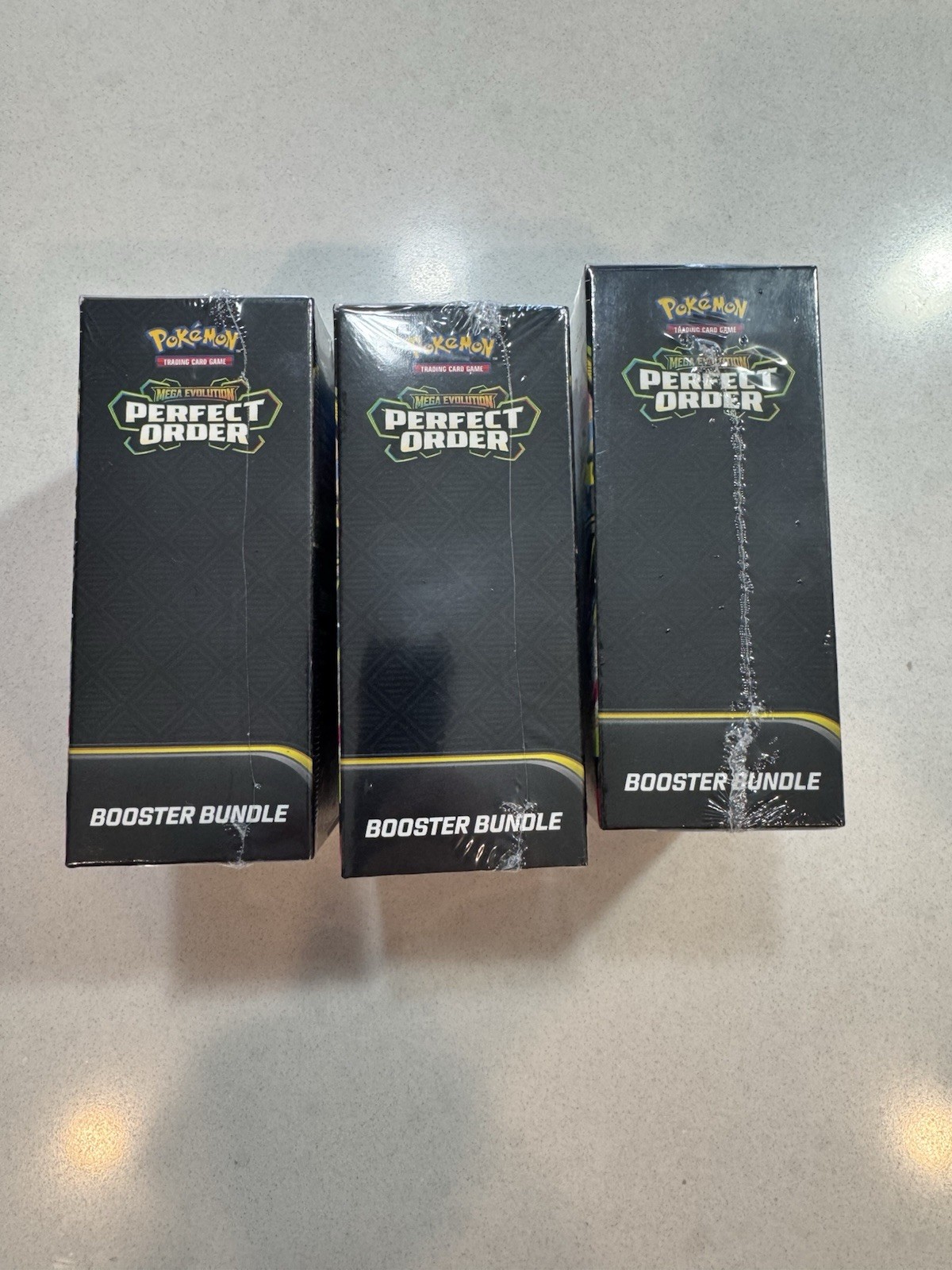 Pokémon TCG Mega Evolution: Perfect Order Booster Bundle 18 Packs Lot of 3 NEW
