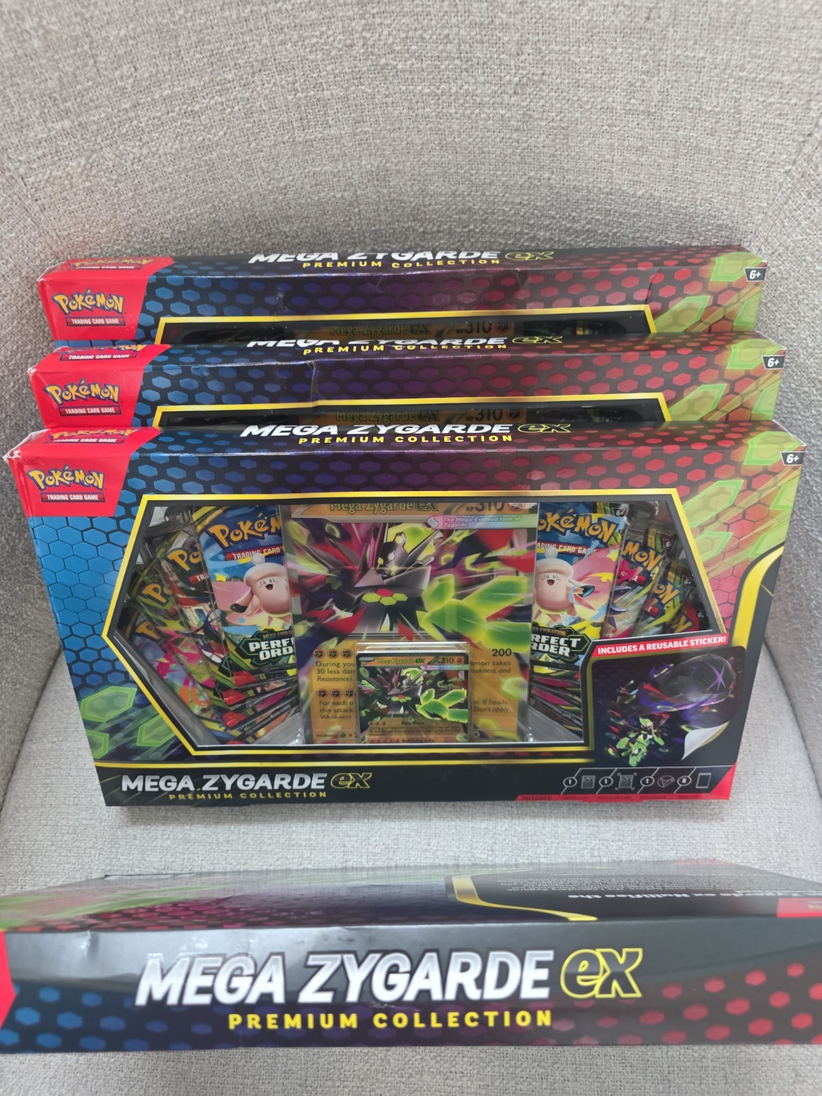 Pokemon TCG:Mega Zygarde ex Premium Collection Box Factory Sealed 4x