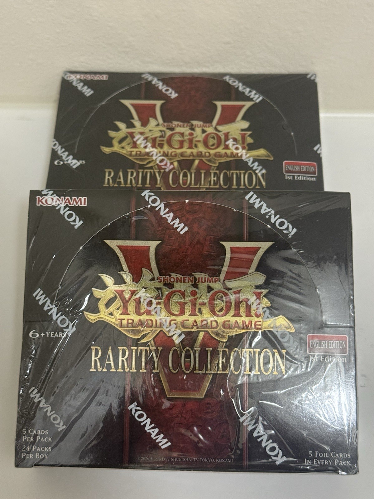 2x yugioh Rarity Collection 5 Booster Boxes Sealed