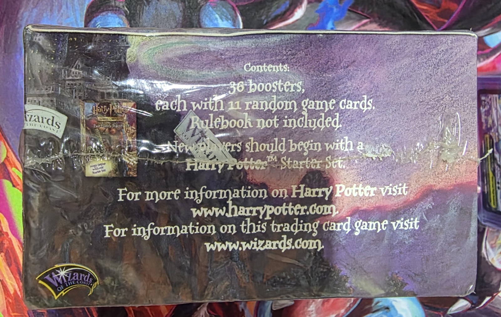 Factory Sealed Harry Potter TCG Base Set Booster Box 36 Packs Sealed WOT G2U