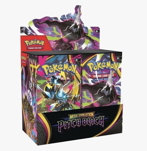 Pokemon TCG ME05 Pitch Black BOOSTER BOX Factory Sealed 36 Packs IN HAND