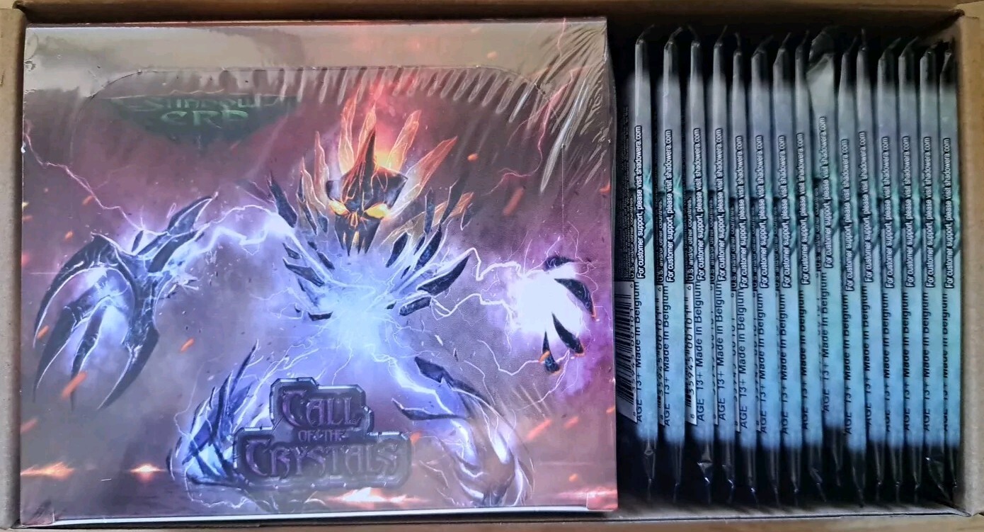 Lot Of 39 SHADOW ERA TCG CALL OF THE CRYSTALS BOOSTER PACKS #X917