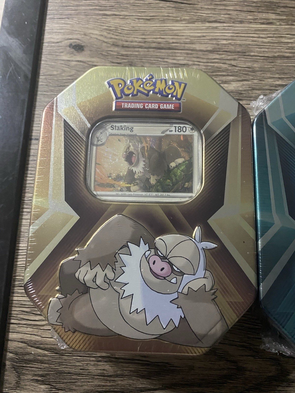 Pokémon TCG Triple Whammy Tins Sealed Lot of 3 Slaking Darkrai Tyranitar