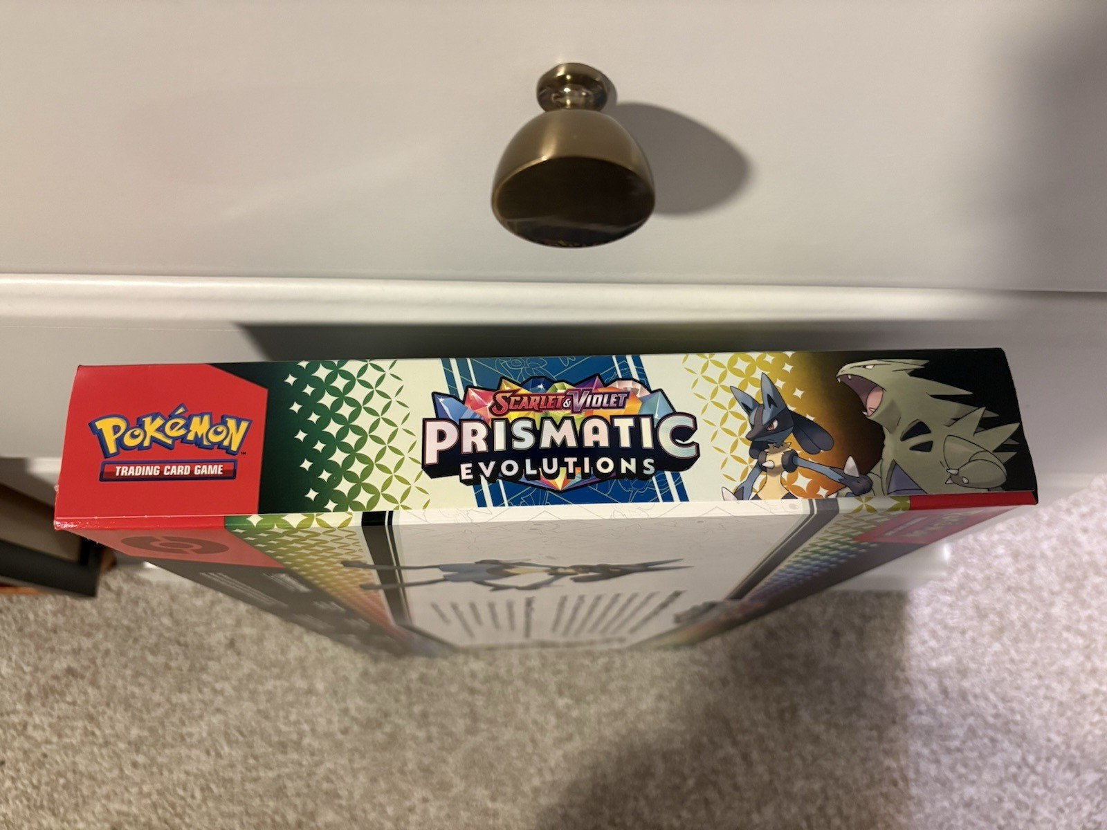 Pokémon Prismatic Evolutions Lucario ex & Tyranitar ex Premium Collection Box