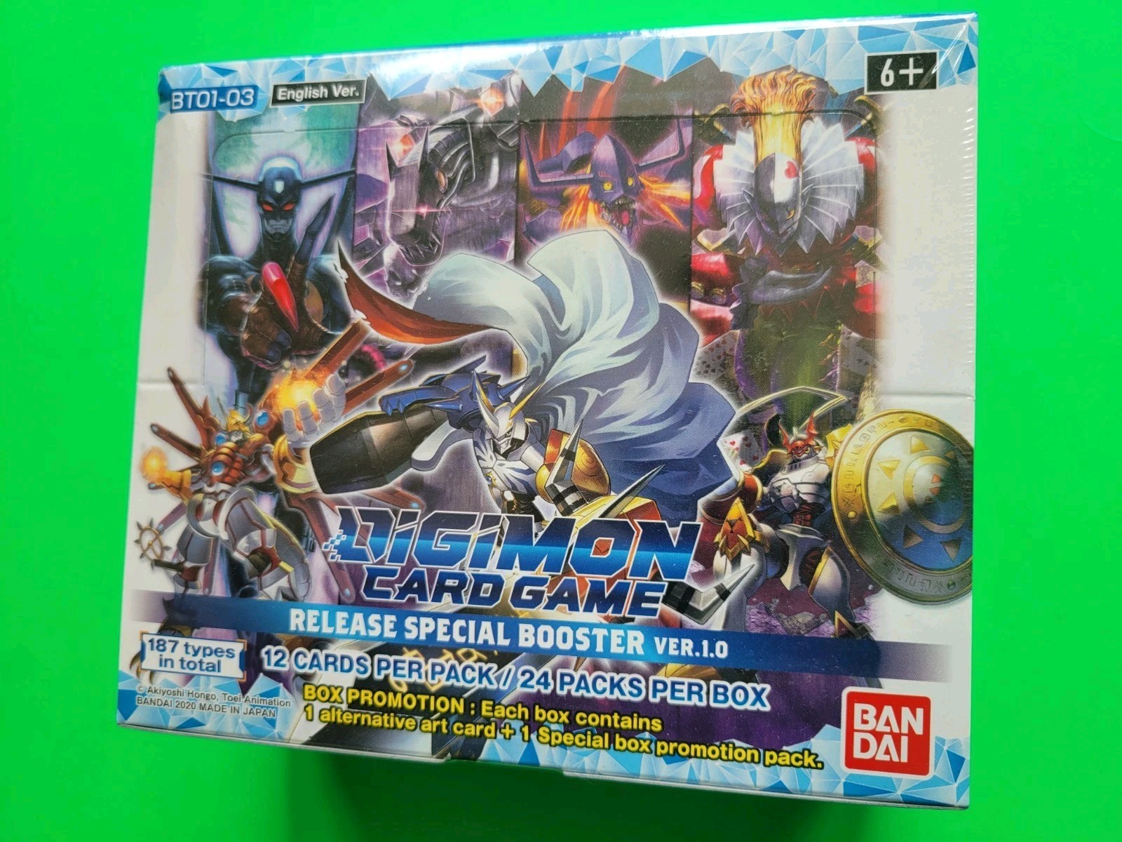 Digimon CCG TCG Release Special Booster Box Ver. 1.0 Box BT01-03 English Version