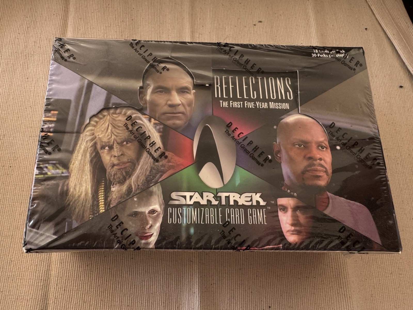 Star Trek CCG Reflections – Booster Box, Factory Sealed, 30 Packs