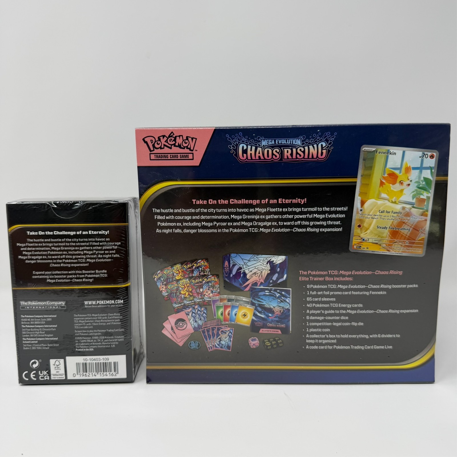 Pokemon Chaos Rising ETB And Booster Bundle Set