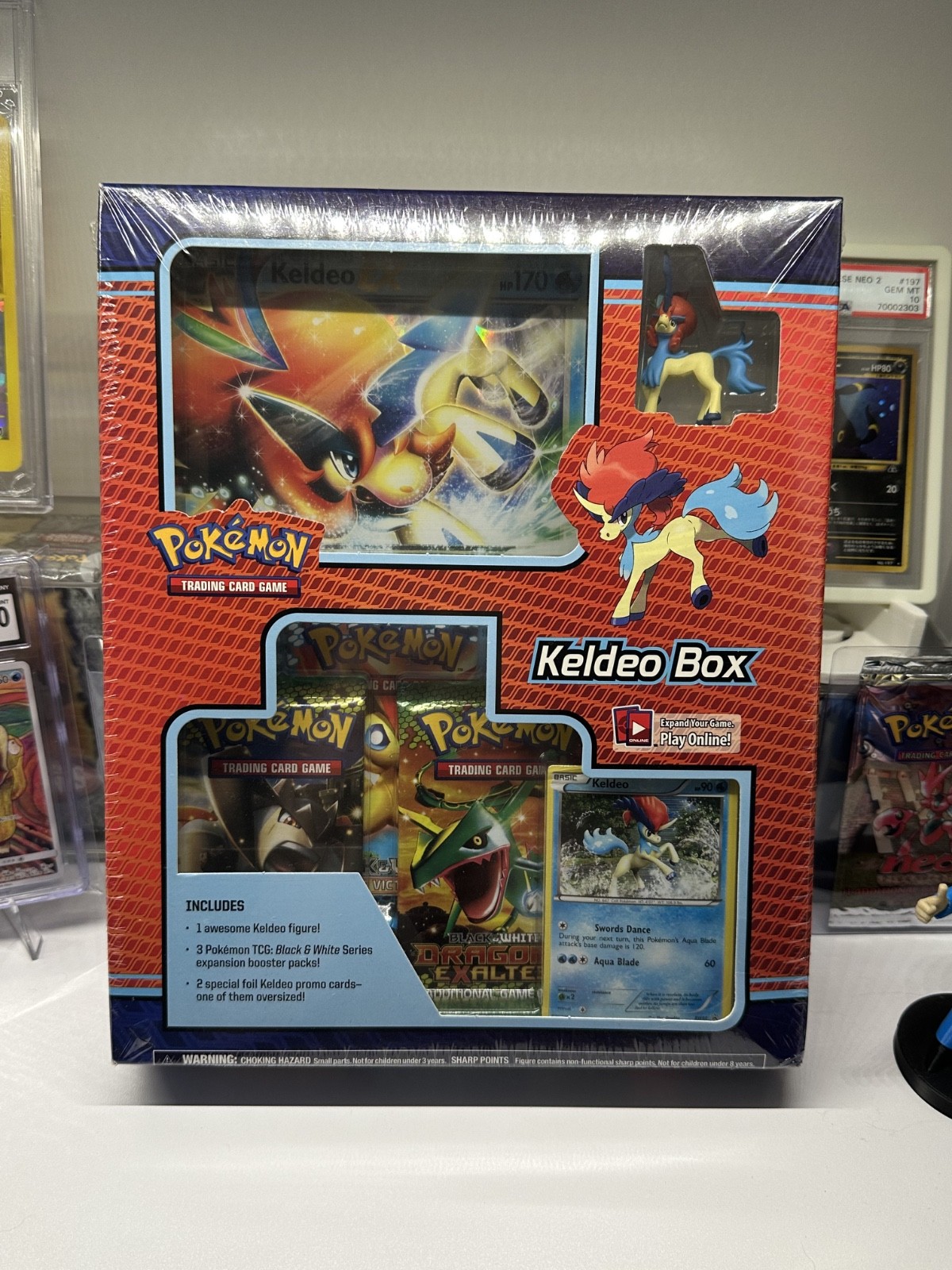 Keldeo Box Sealed Black & White 2012 x2 Dragons Exalted Boosters Pokémon Card