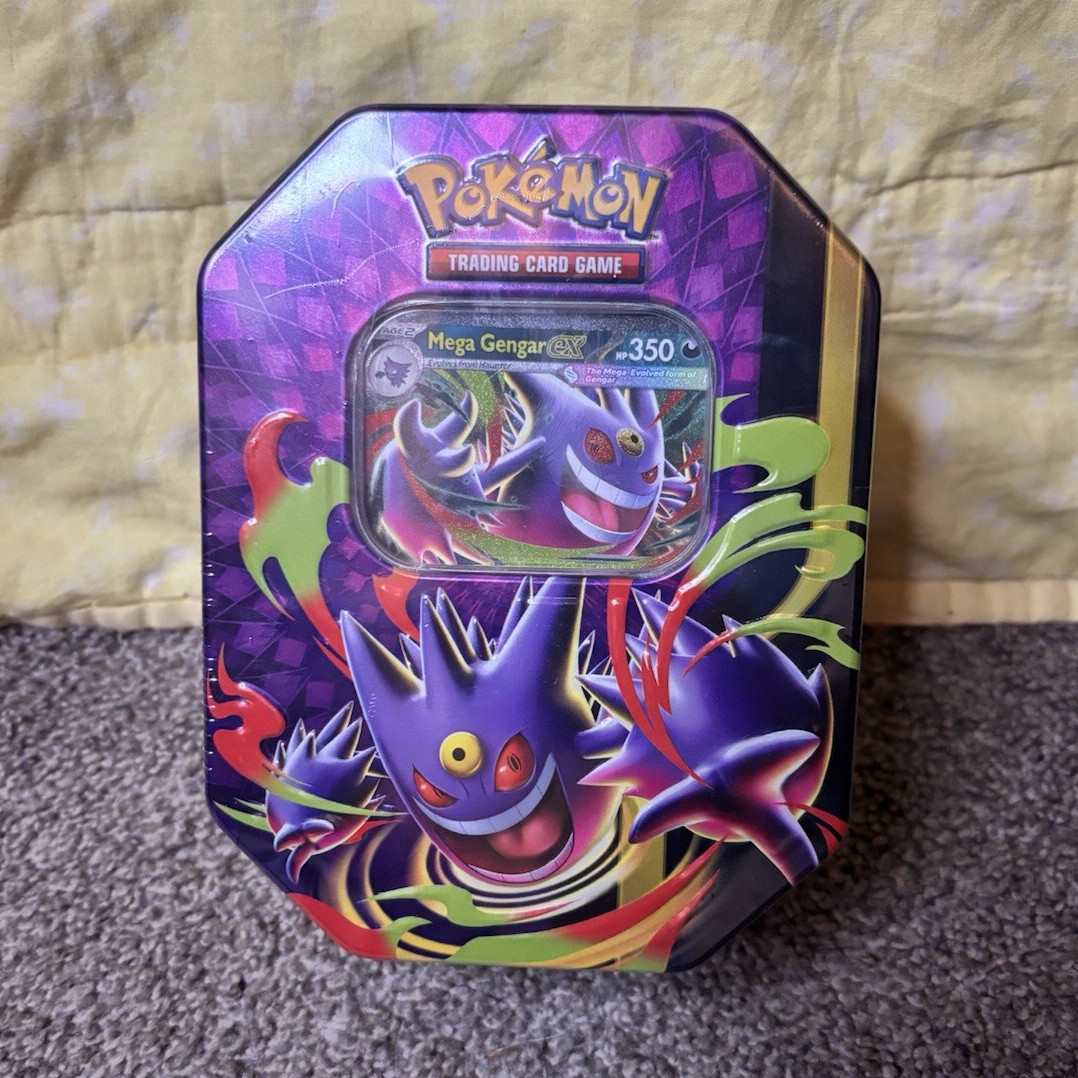 Pokémon TCG Mega Evolution Pokémon ex Tin Gengar/Clefable Promo English 2025
