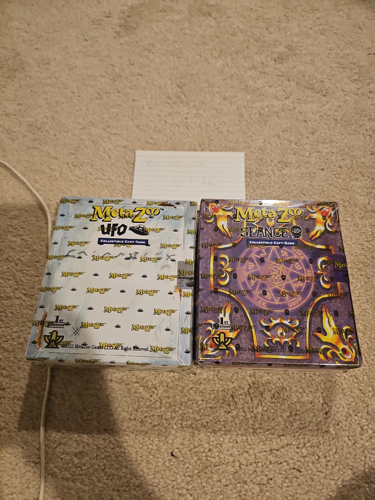 Metazoo UFO And Seance 1st Edition Spell Books