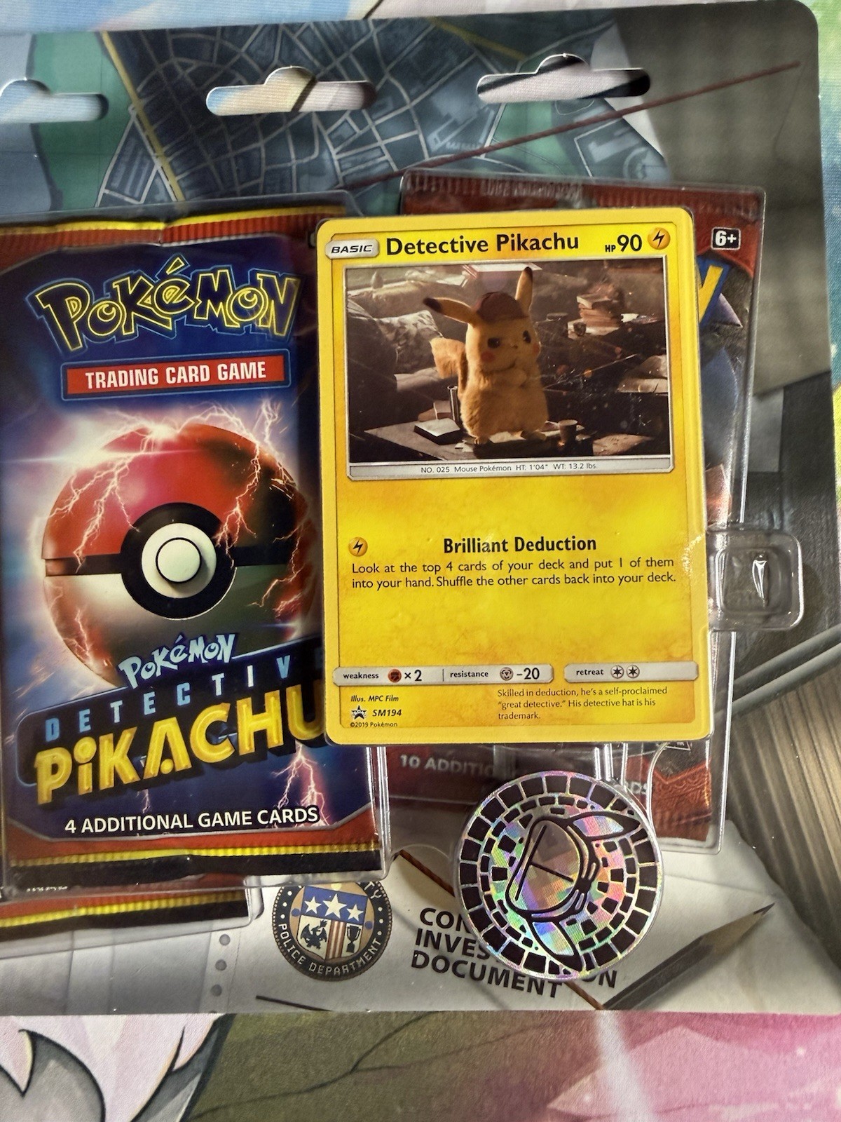 Pokémon TCG: Detective Pikachu Case File Brand New Factory Sealed Promo