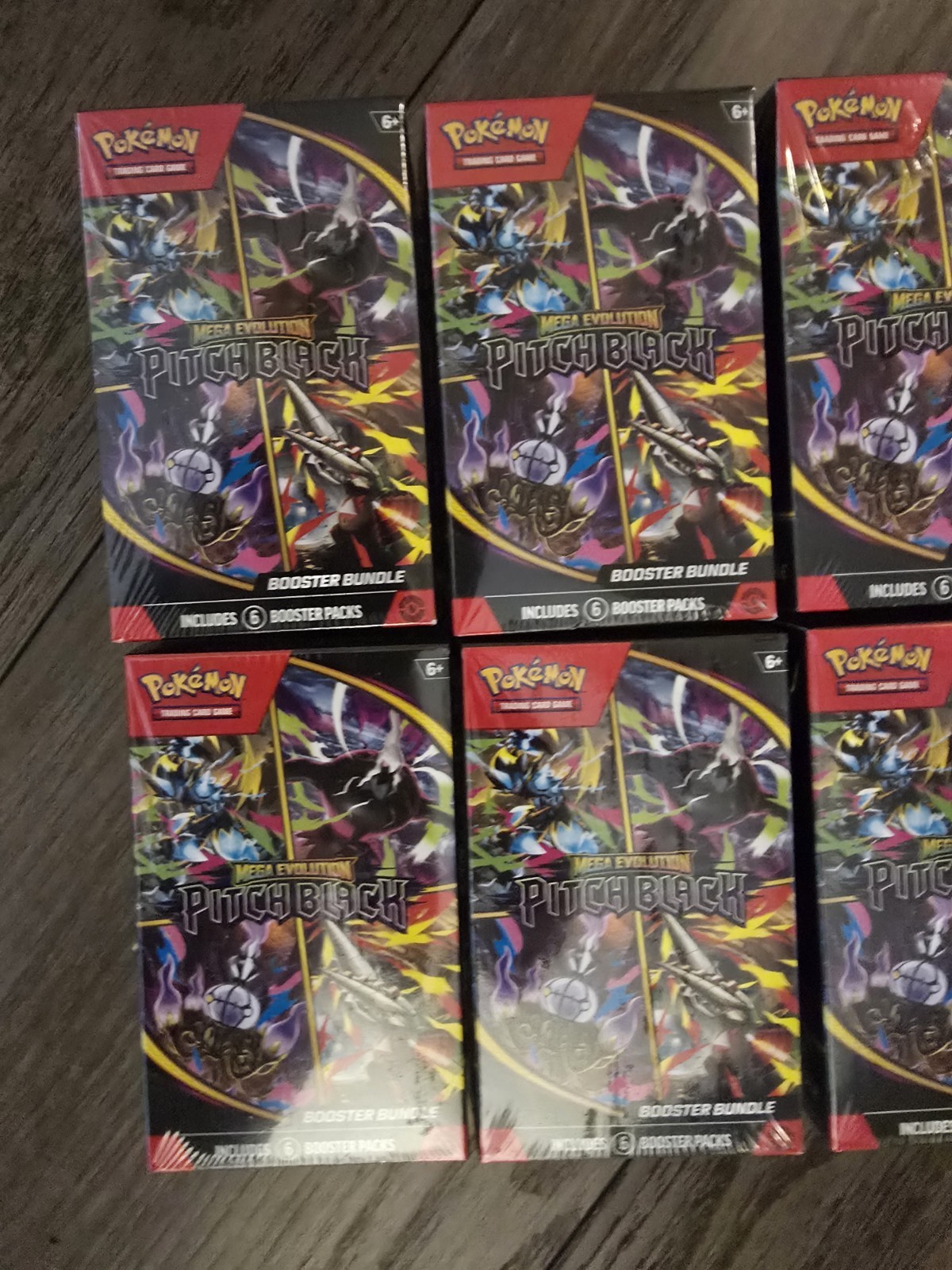 Pokemon TCG ME03 Pitch Black Booster Bundle Sealed New Lot Of 10 Sealed
