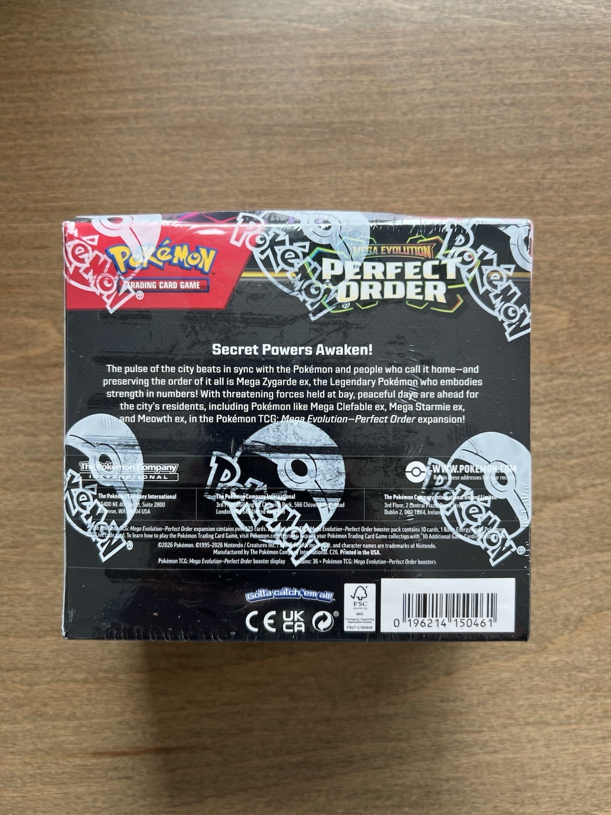 Pokemon Mega Evolution Perfect Order Booster Box Sealed