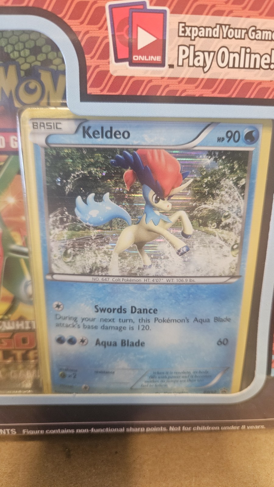 Pokemon 2012 Black White Keldeo Exalted Box 2 Dragons Noble Victories