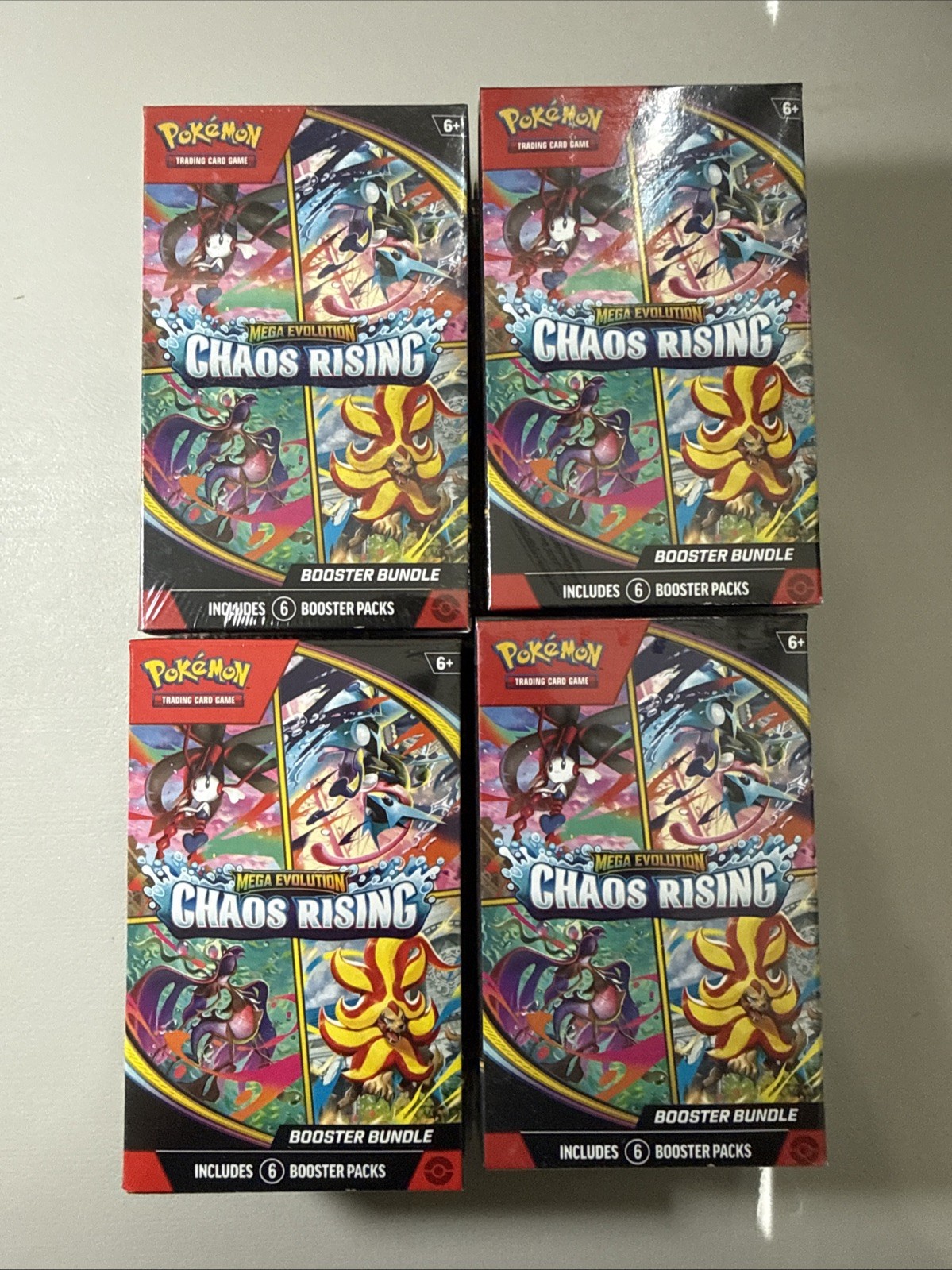 Pokemon Chaos Rising Booster Bundle Boxes – 4x Factory Sealed Boxes