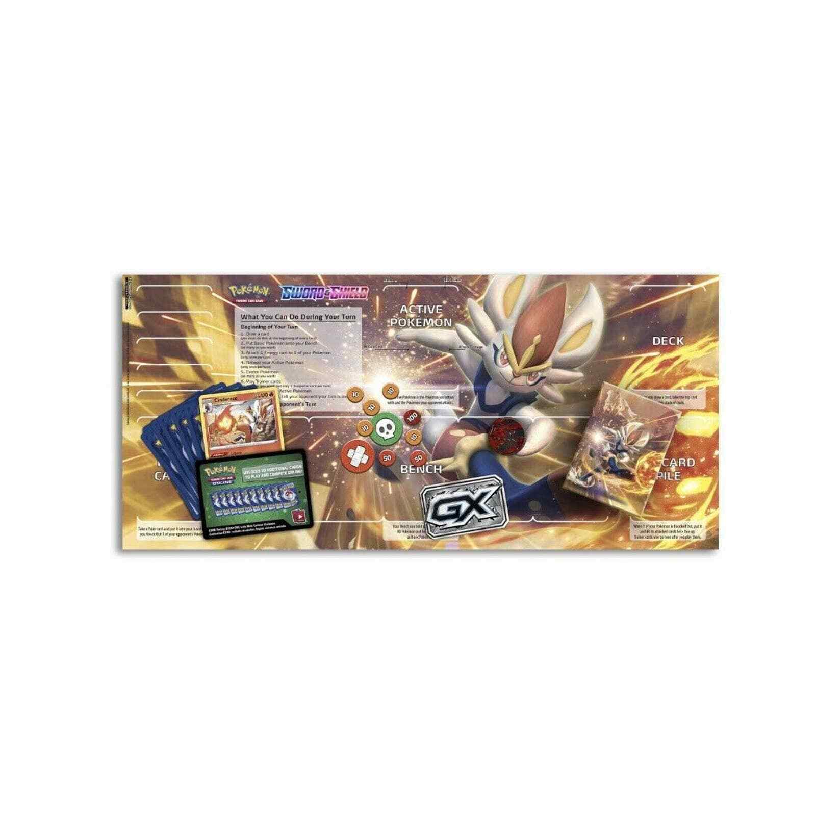Pokemon Sword and Shield Theme Deck Featuring Cinderace Factory Sealed NEW!
