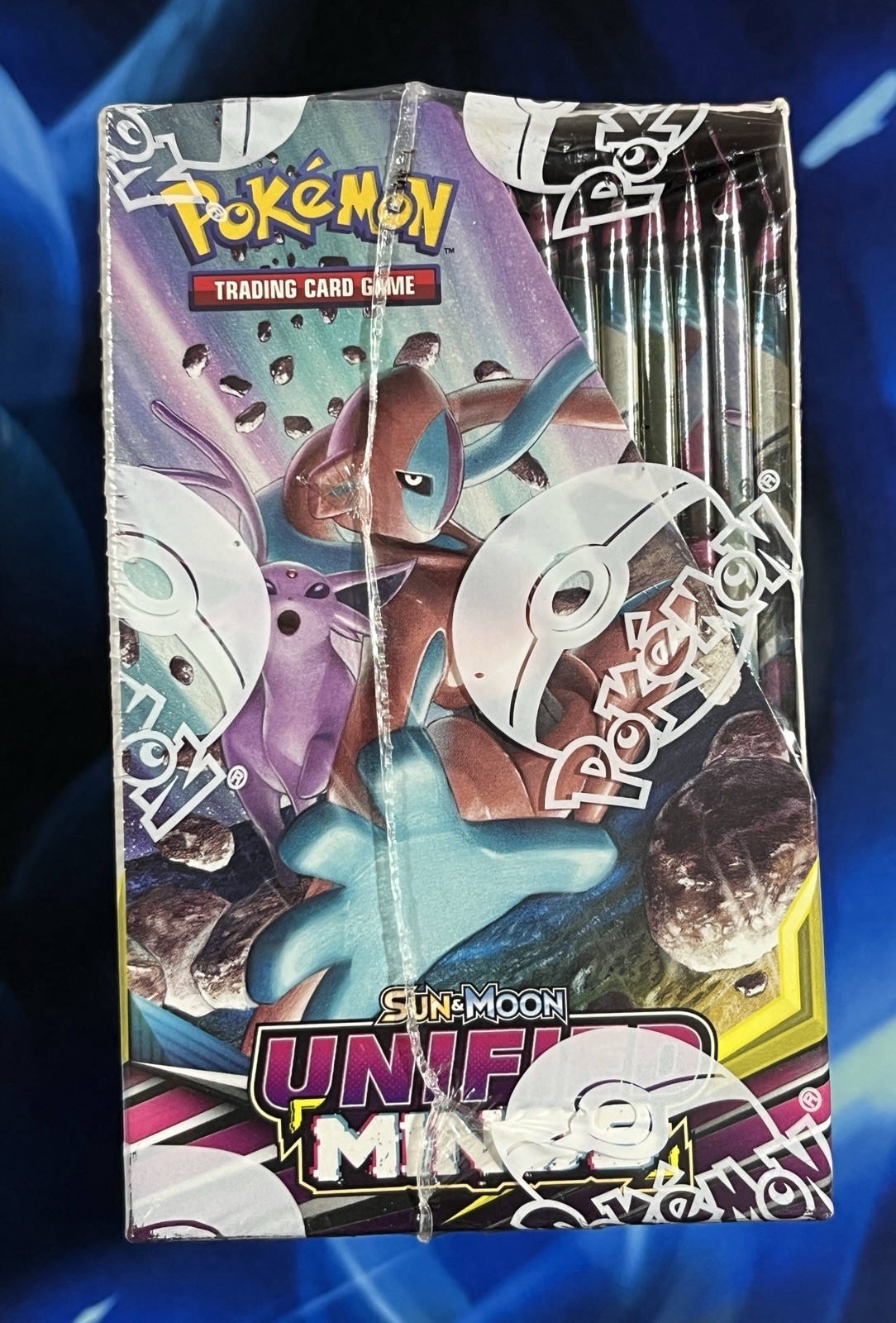 Pokemon 2019 Sun & Moon Unified Minds Booster Box TCG Sealed W New Acrylic Box