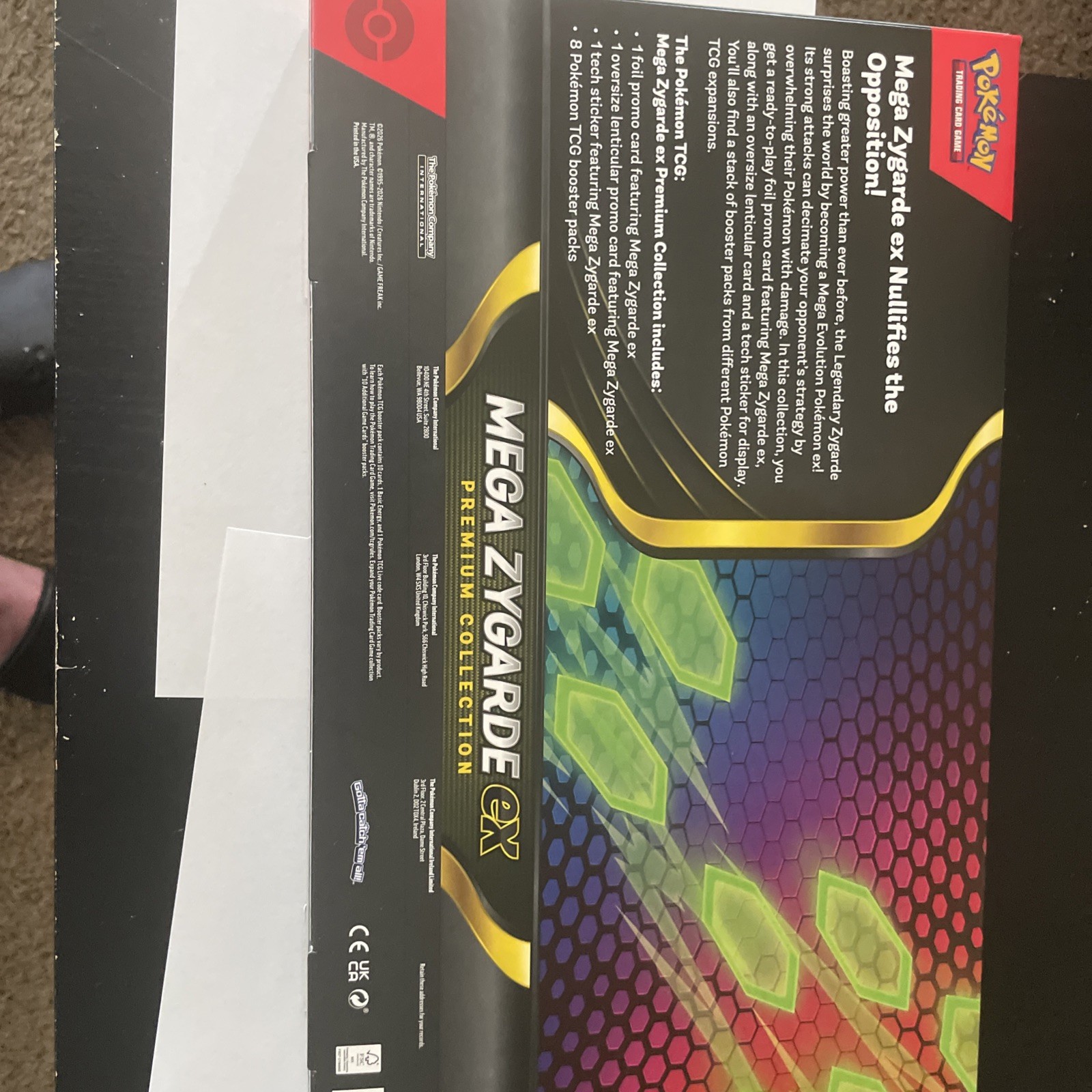 Pokemon Mega Zygarde ex Premium Collection Box New Sealed