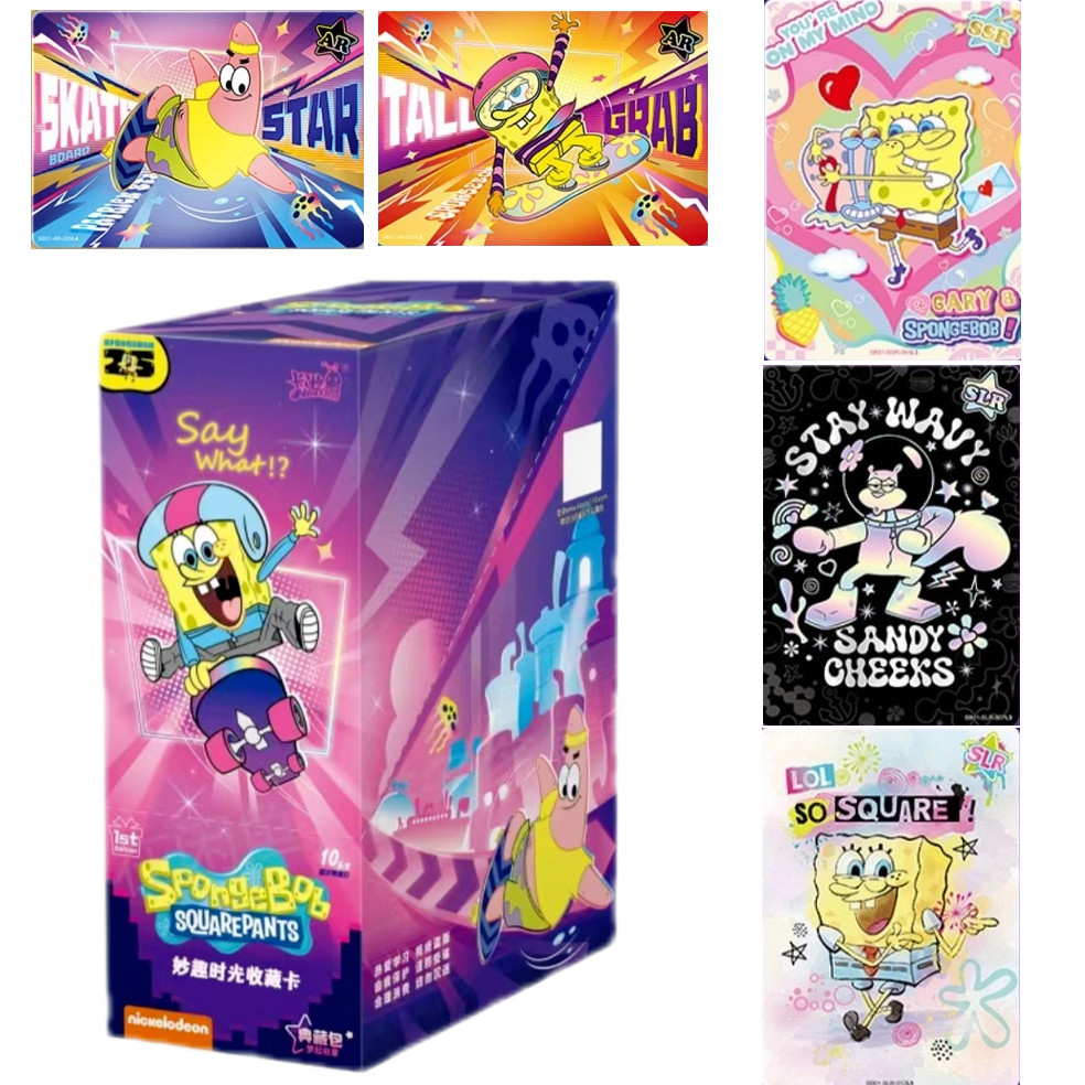 Spongebob 25th Anniversary Kayou Booster Box 90 Trading Card’s Anime TCG CCG NEW