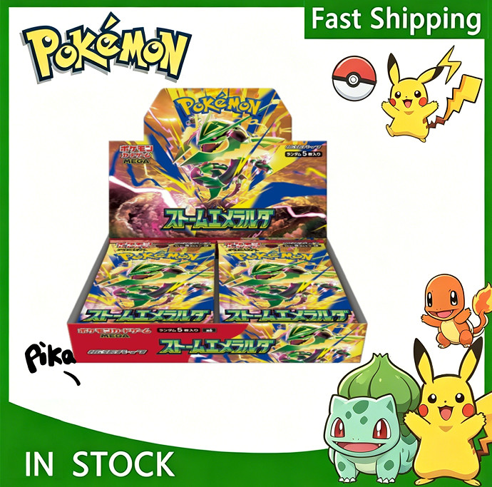 PreOrder Pokemon Storm Emeralda Booster Box M6 Japanese w/Shrink
