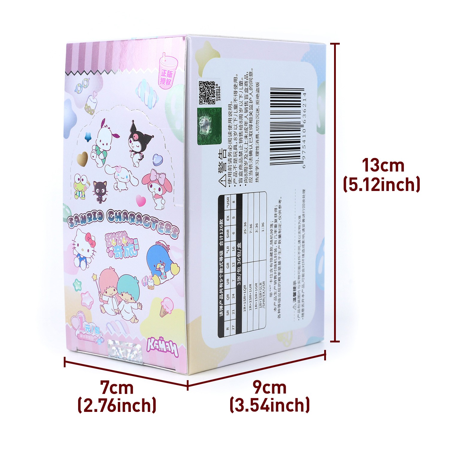Sanrio Characters Trading Cards Booster – 36 Packs Box Sealed Collectible TCG