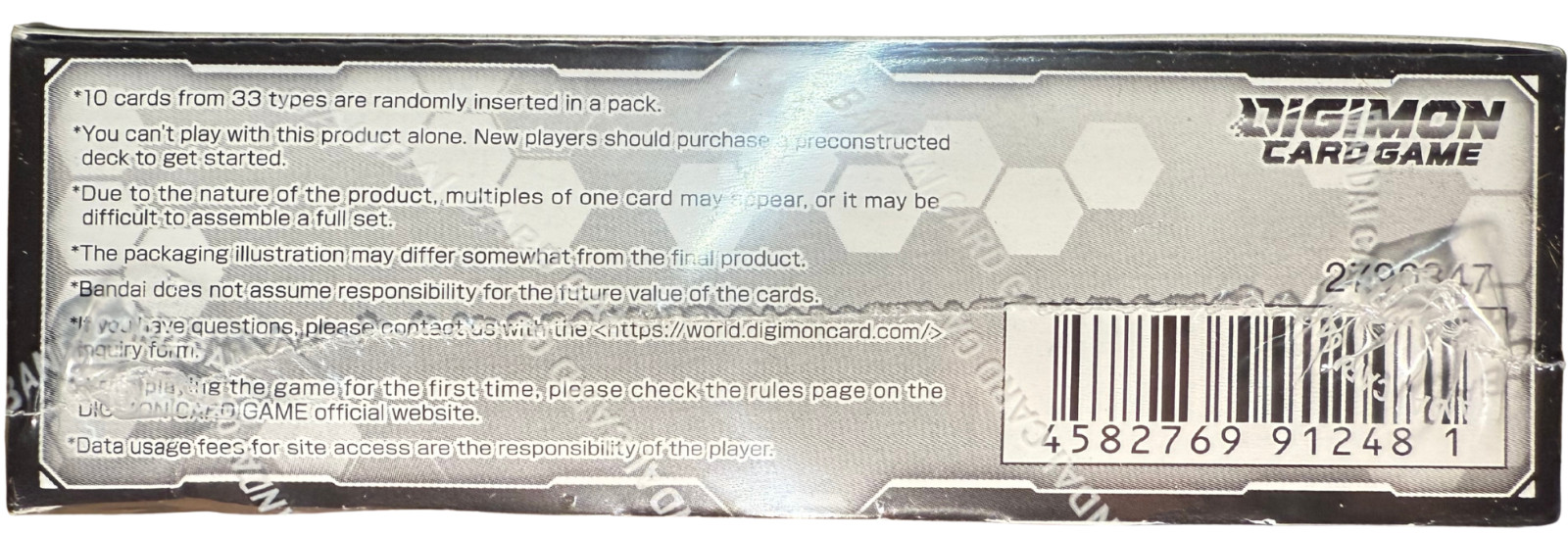 Digimon Card Game Limited Card Pack Box Billion Bullet New Shipping now!