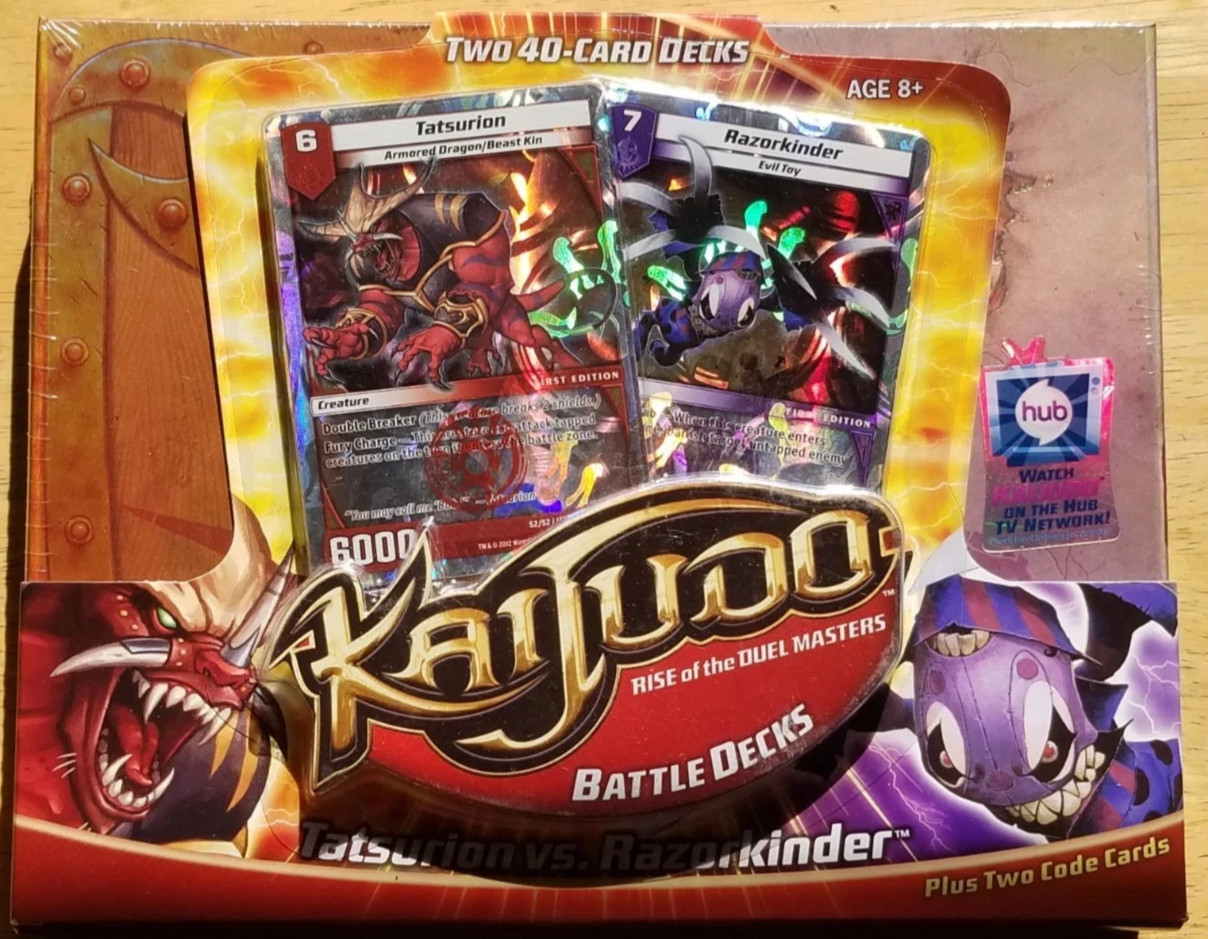 Kaijudo: Rise of the Duelmasters: Tatsurion Vs Razorkinder Battle Decks NEW RARE