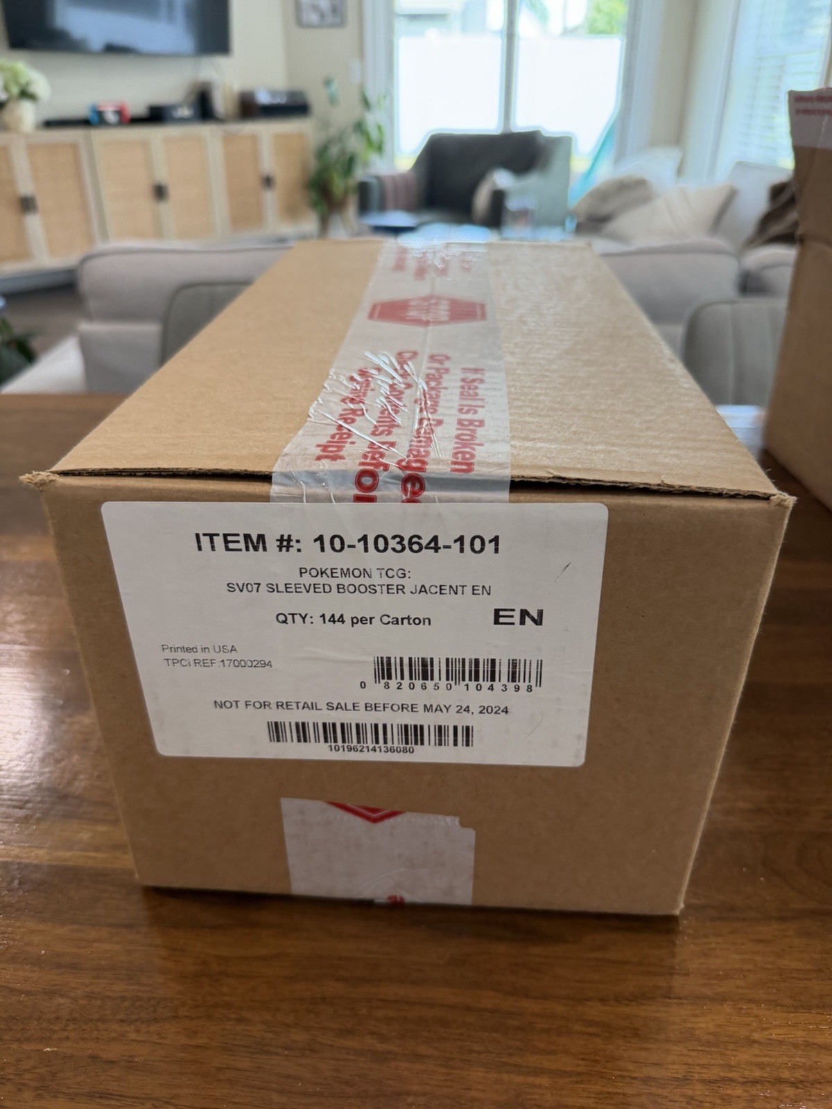 SEALED CASE! 144x Sleeved Booster Pack Stellar Crown SV07 Pokemon TCG