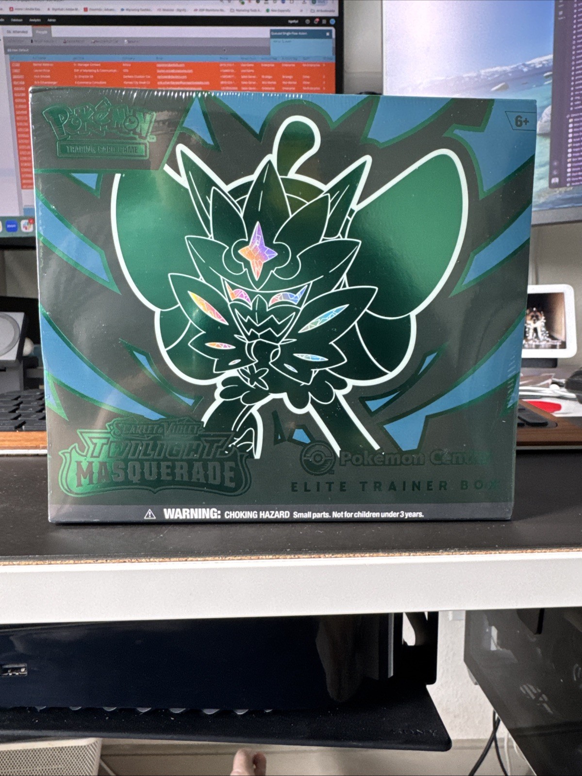 Twilight Masquerade Pokemon Center ETB Factory Sealed with acrylic case