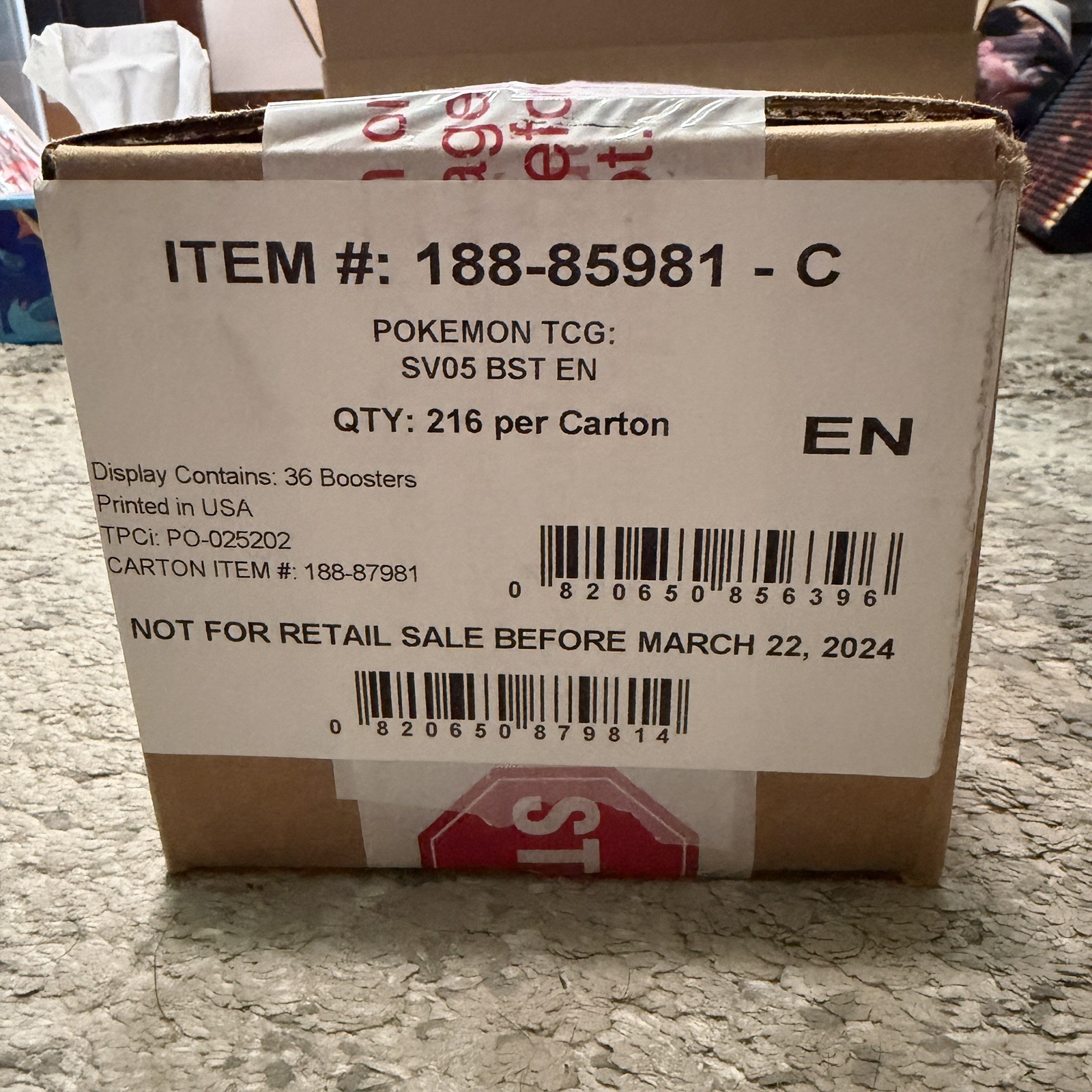 Pokemon SV05 Temporal Forces Booster Box (FACTORY SEALED CASE) READ DESCRIPTION