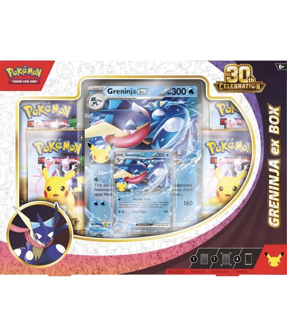 Pokemon 30th Anniversary Celebration Greninja EX Box PRE-SALE 9/16 – Guaranteed