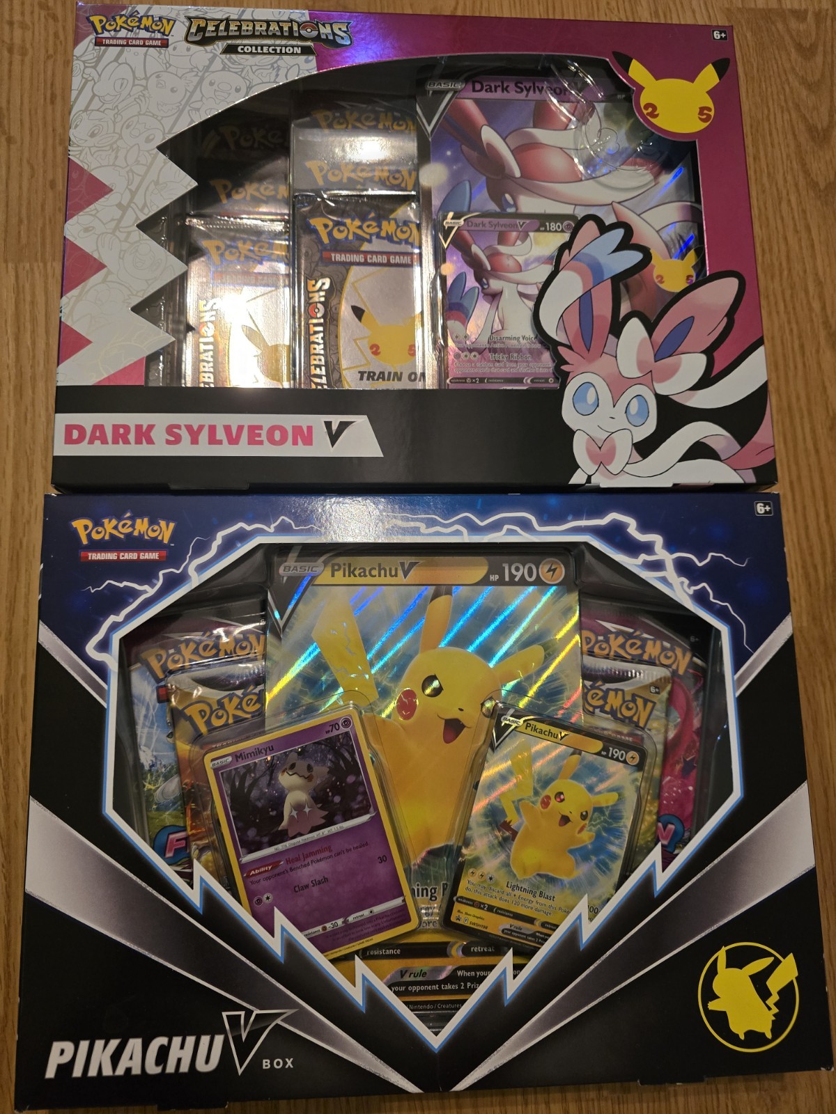 Pokemon TCG Dark Sylveon V & Pikachu V Box English Factory Sealed Lot Of 2