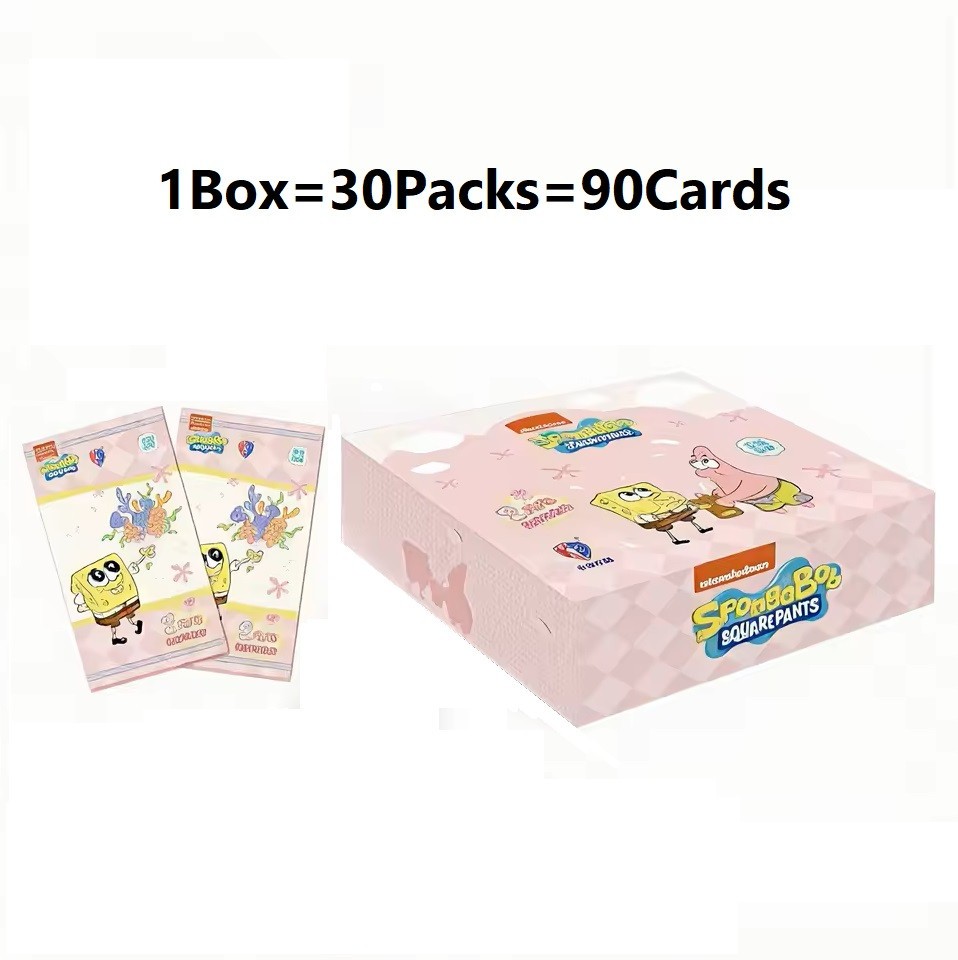 Spongebob Kabao Official Trading Cards Anime CCG 30 Pack Booster Box Sealed NEW