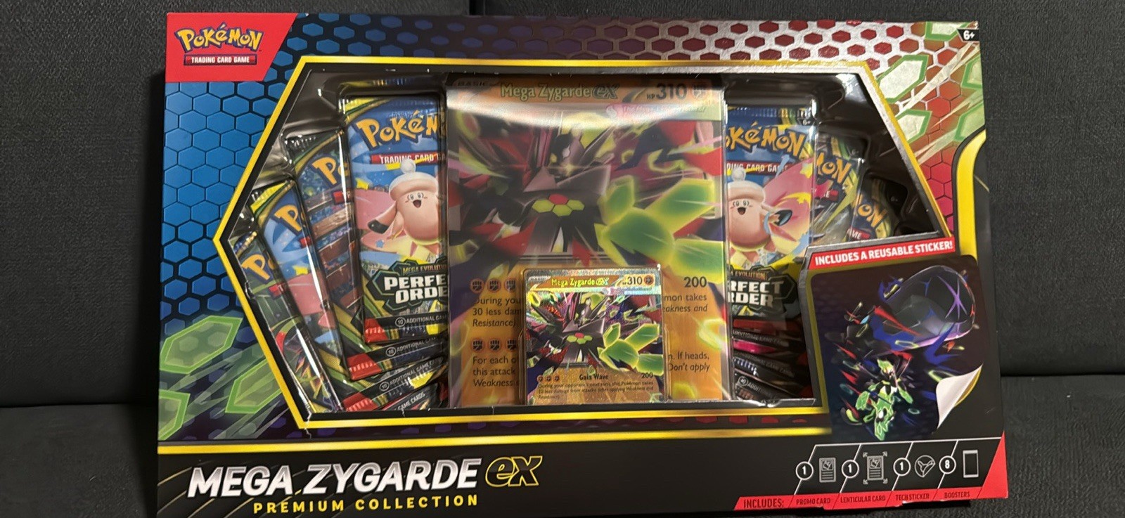 Pokémon TCG Mega Zygarde ex Premium Collection Sealed New with Lenticular Card