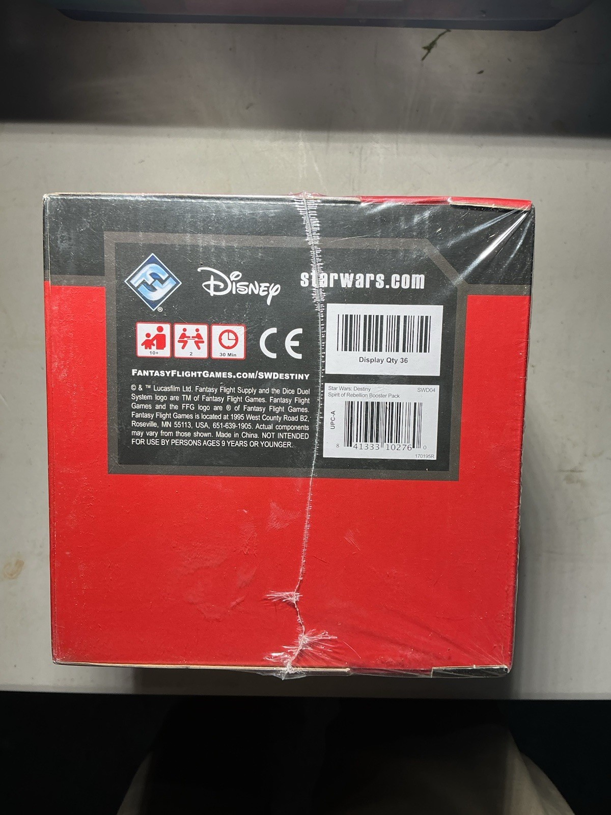 Star Wars Destiny Spirit of Rebellion Booster Box FFG 36 Game Packs Eng SEALED