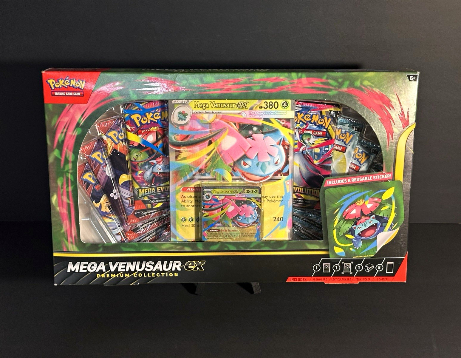 Mega Venusaur EX Premium Collection Sealed Box l English Promo Card Venusaur