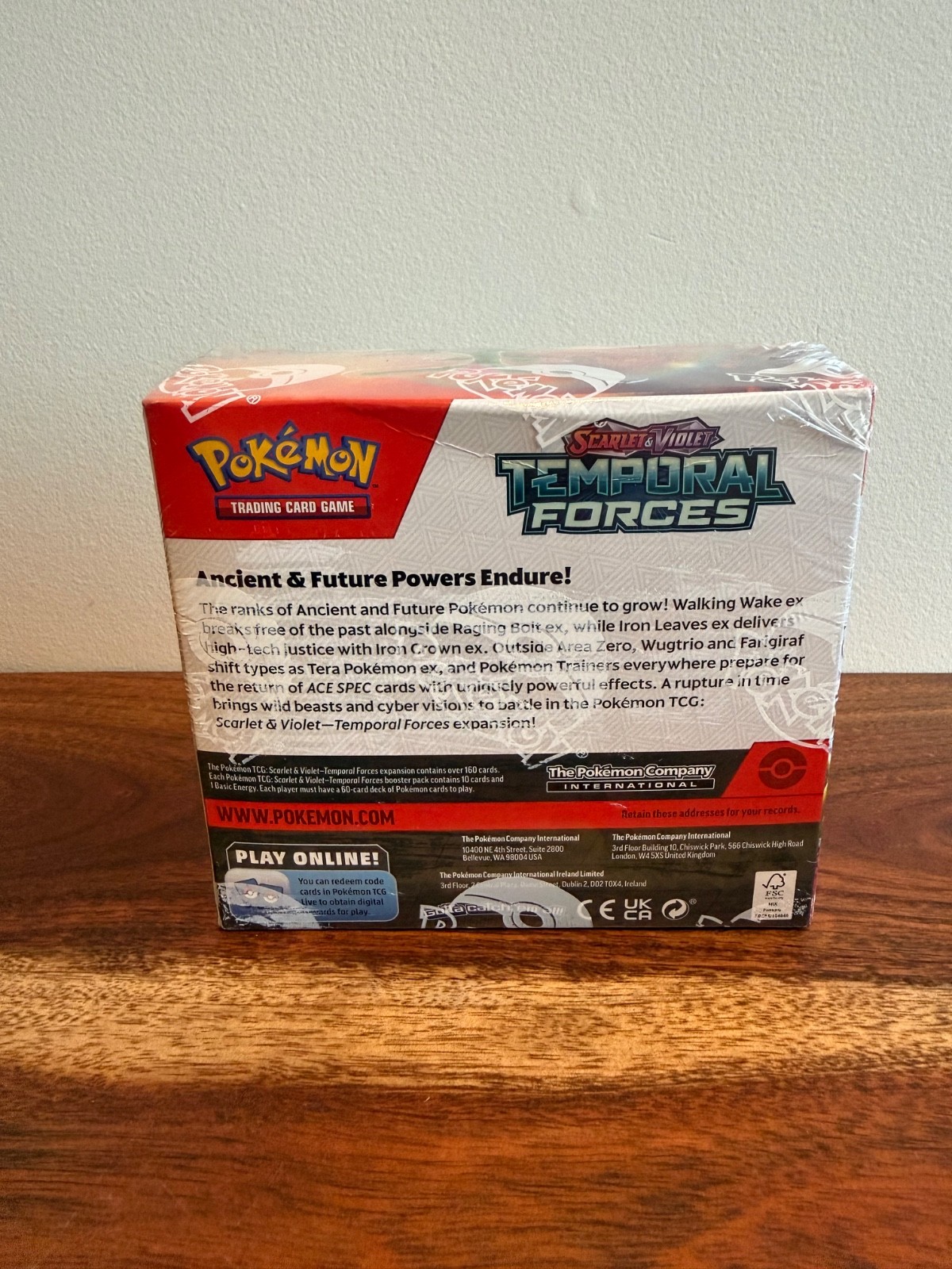 Pokemon TCG Scarlet & Violet Temporal Forces – Booster Box SEALED NEW
