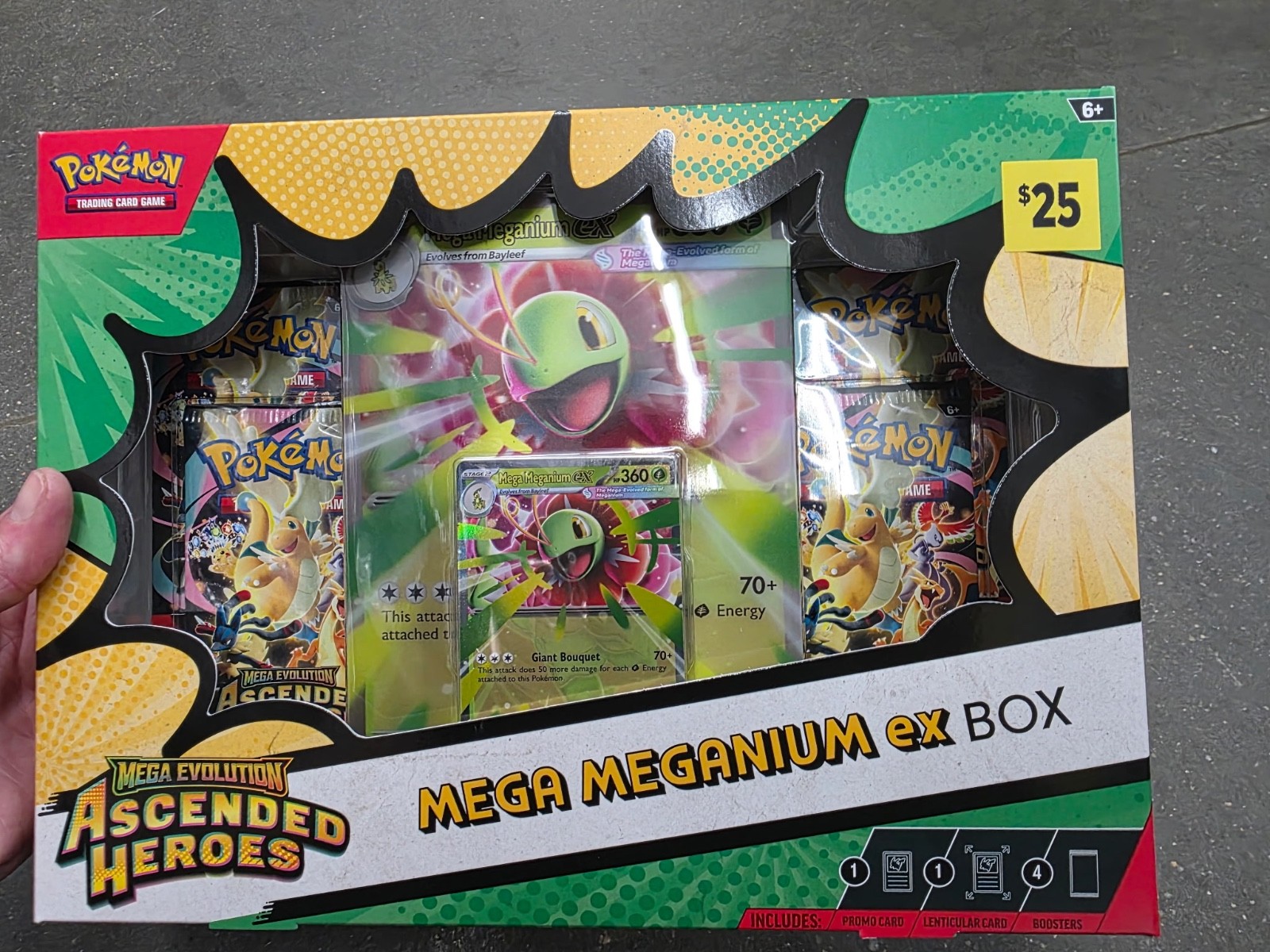 Pokemon TCG Mega Meganium ex Box Mega Evolution Ascended Heroes – New Sealed